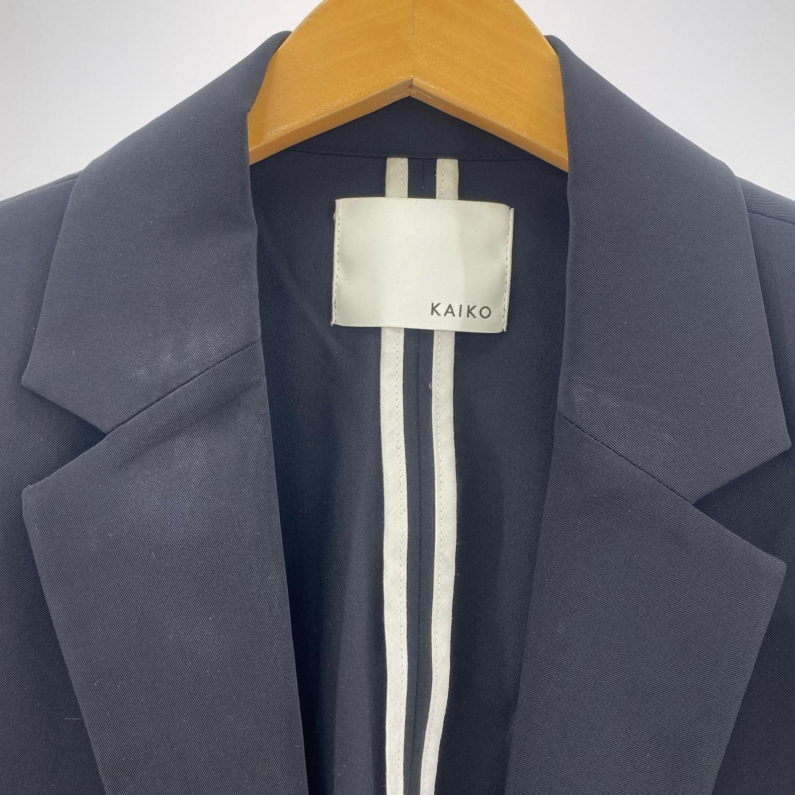 テーラードジャケット KAIKO OUTLINE JACKET 3 3 ブラック