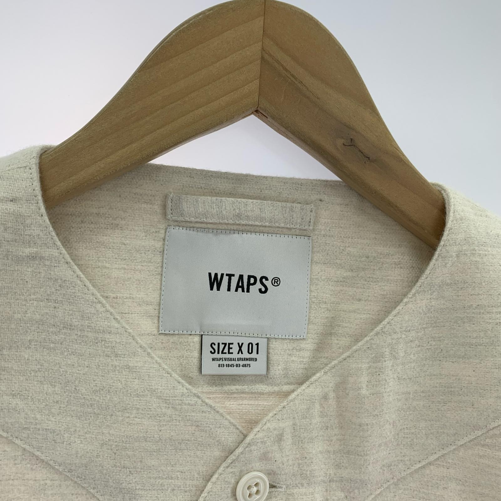 半袖シャツ LEAGUE SS COTTON FLANNEL/白系/01
