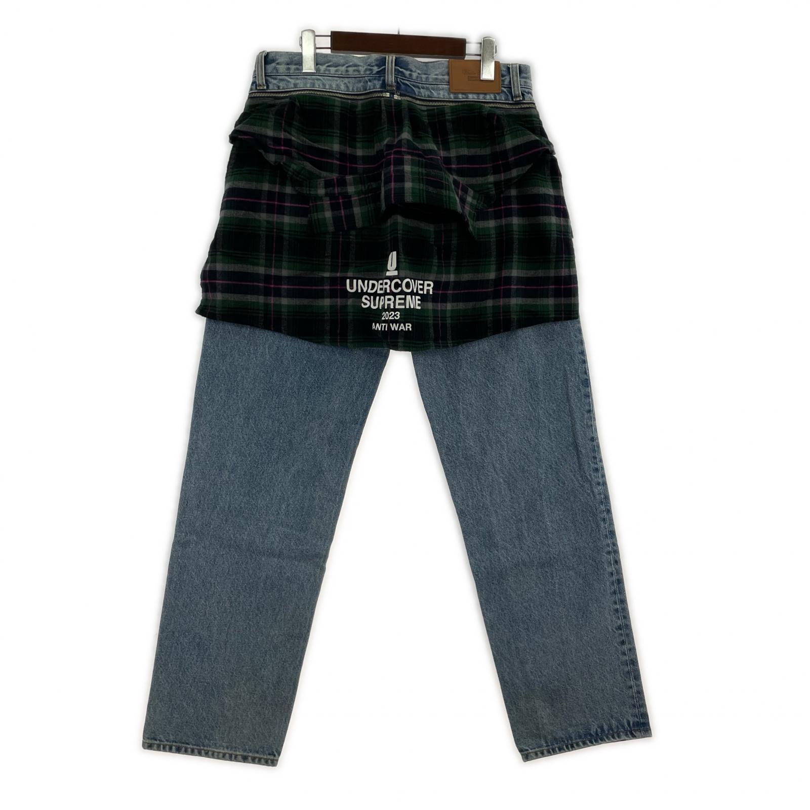デニムパンツ UNDERCOVER/23SS/Layered Jean/薄青/30 ブルー
