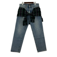 デニムパンツ UNDERCOVER/23SS/Layered Jean/薄青/30 ブルー