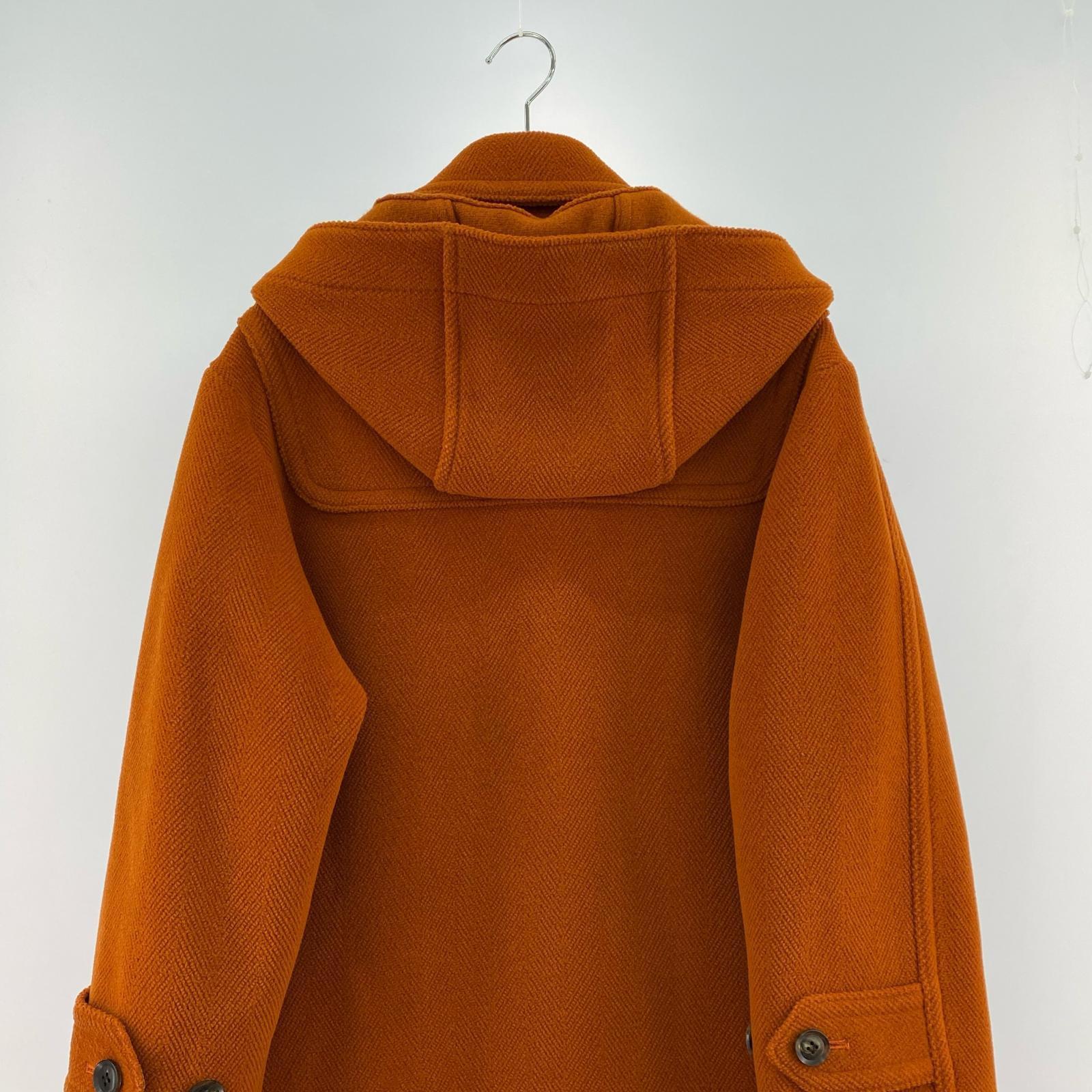 ジャケット INVERTERE/デタッチャブルヘリンボンダッフルコート/オレンジ 38 オレンジ