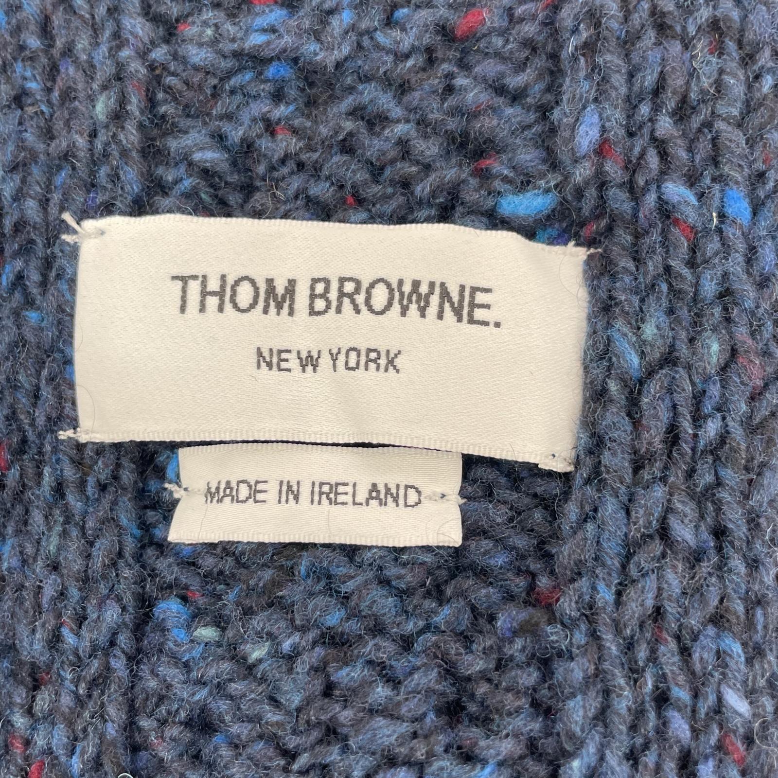 その他アクセサリー アランニットモデル マフラー ネイビー