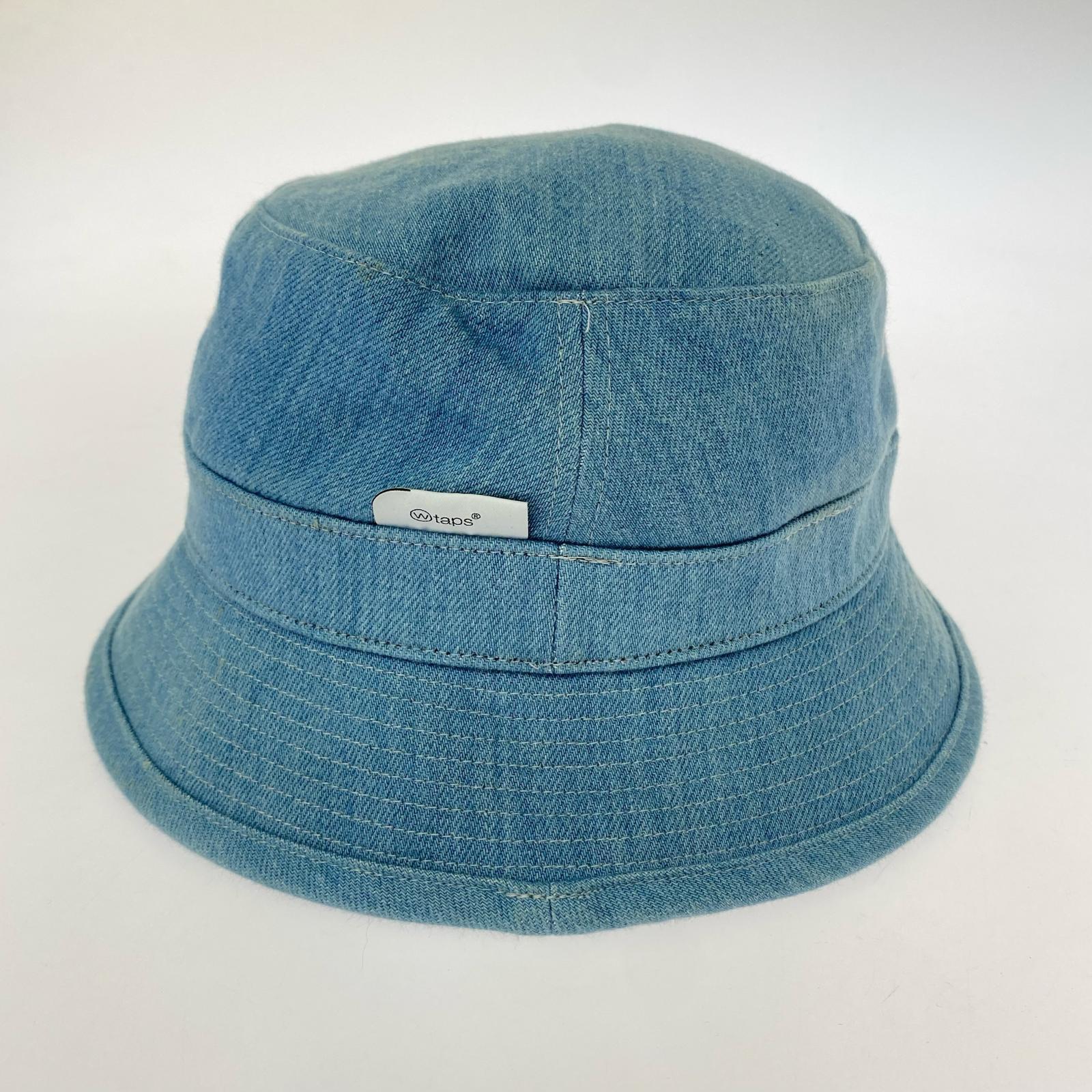 ハット 21SS BUCKET HAT COTTON DENIM ブルー