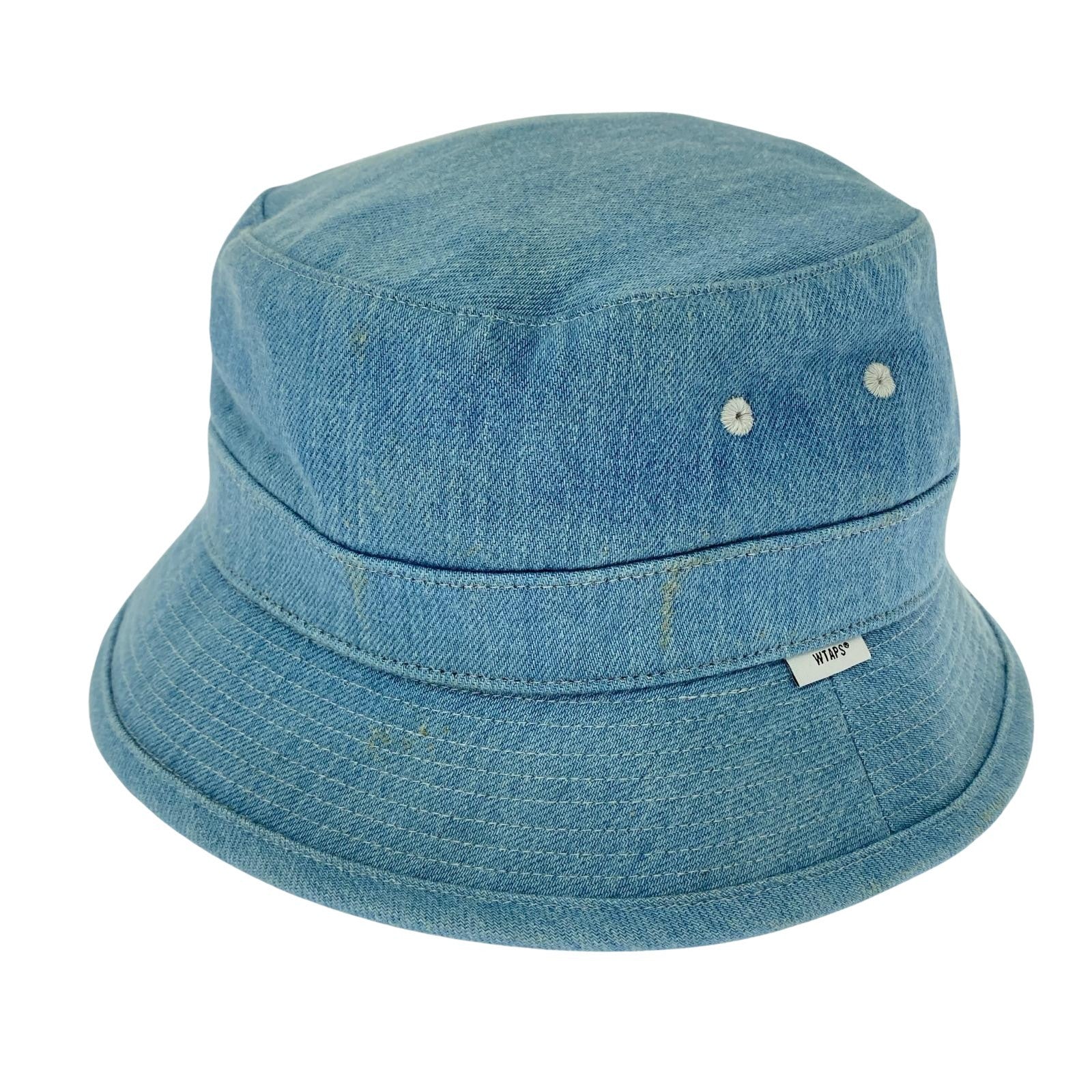 ハット 21SS BUCKET HAT COTTON DENIM ブルー