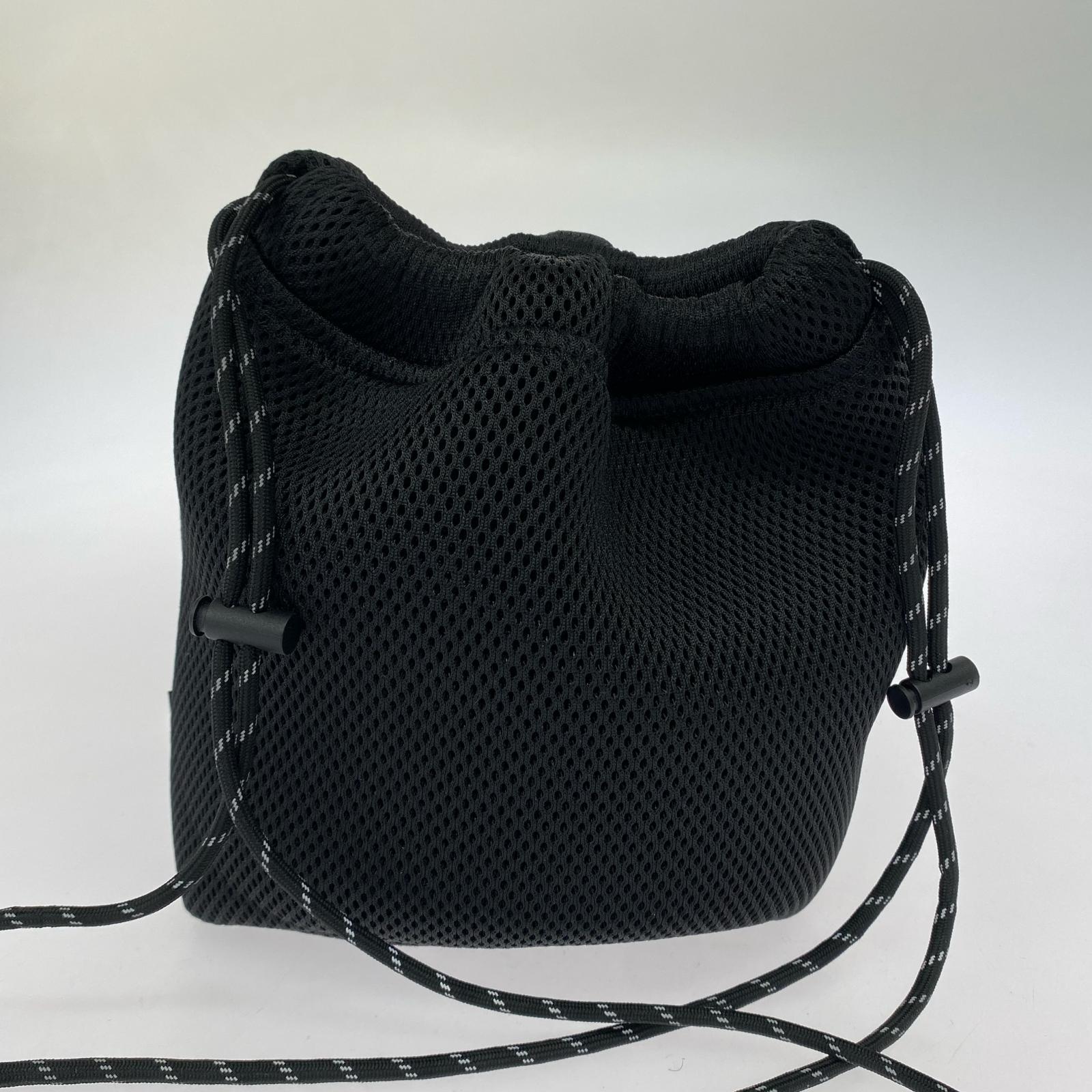 ショルダーバッグ Mersedes Anchor inc. Mesh Drawstring Bag ブラック