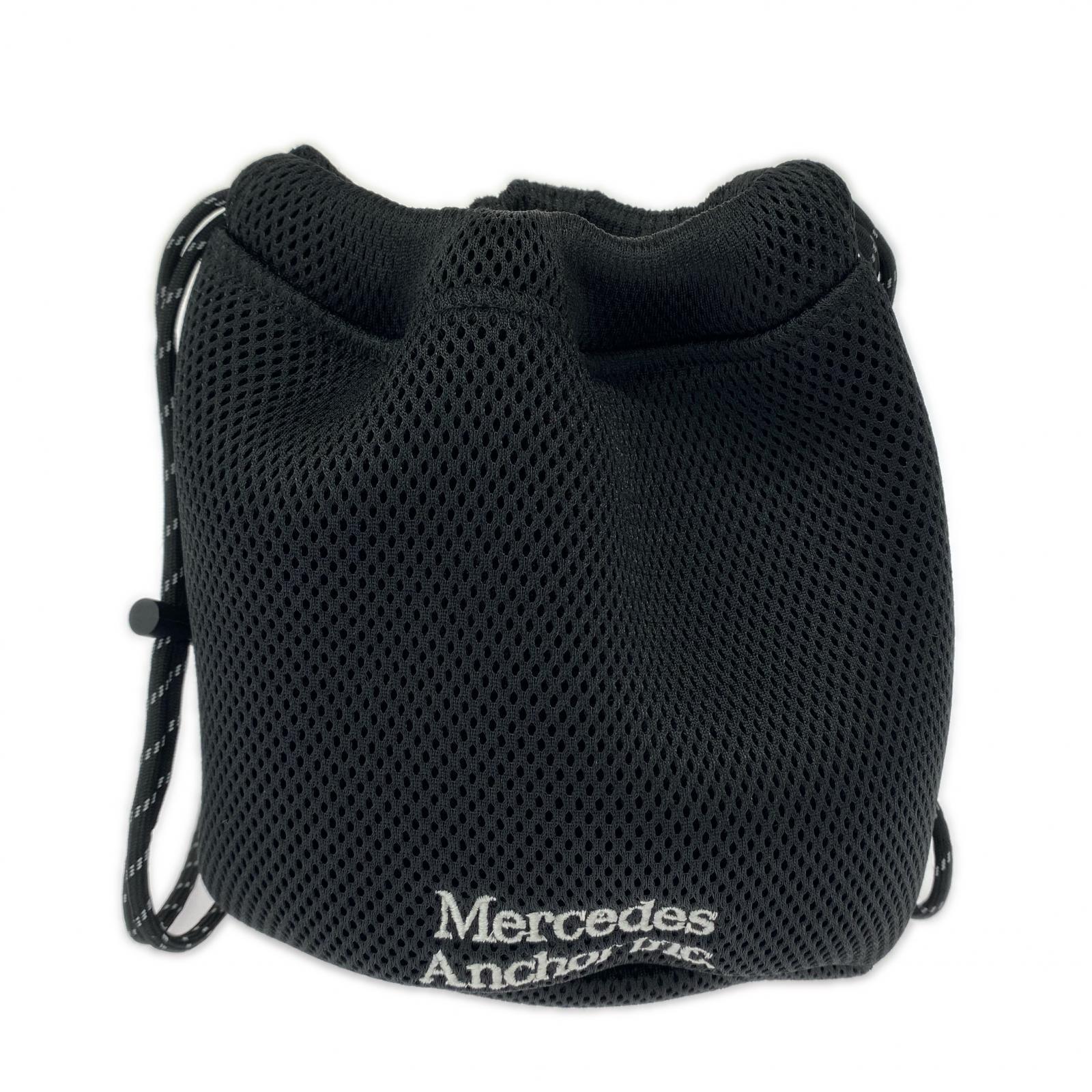 ショルダーバッグ Mersedes Anchor inc. Mesh Drawstring Bag ブラック