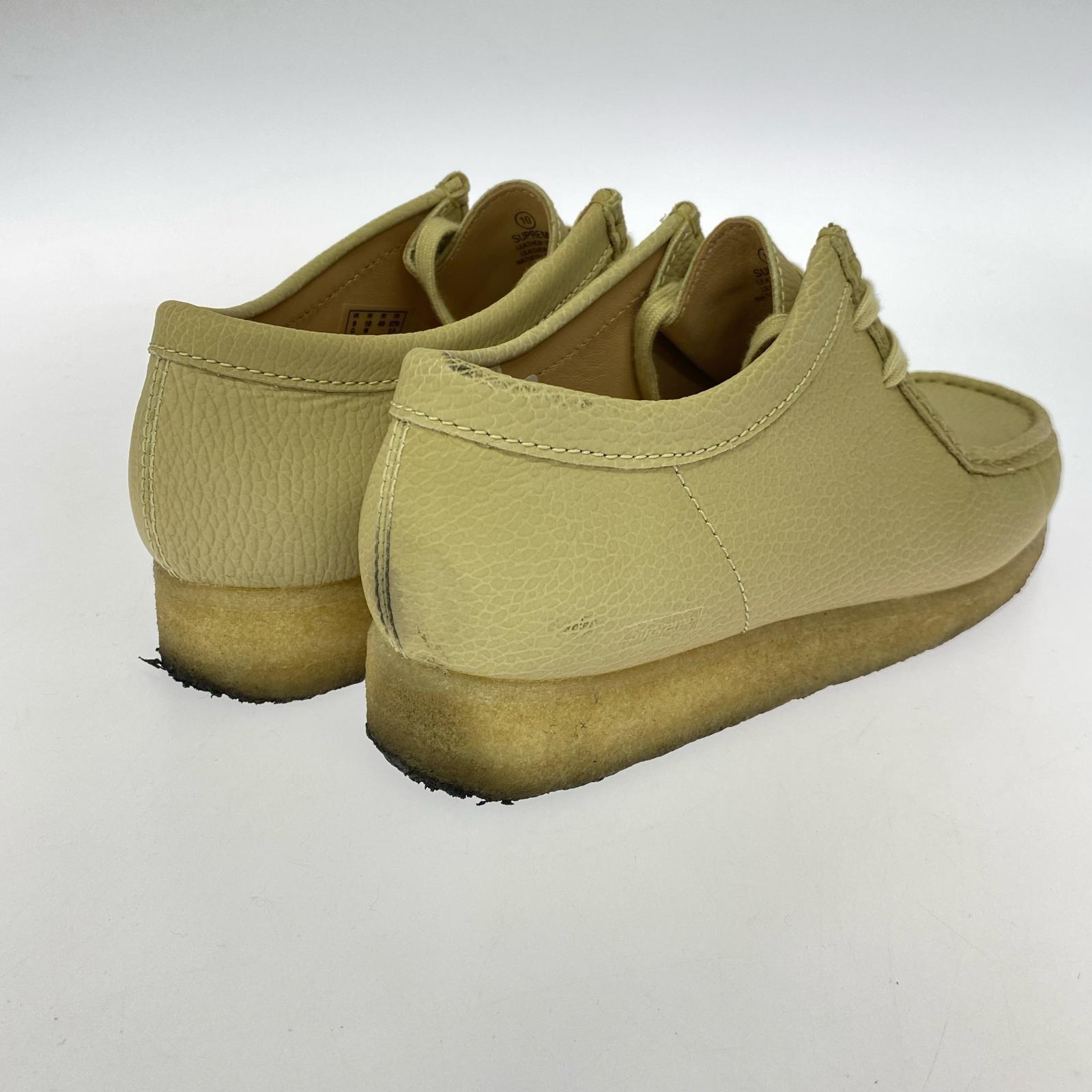 ブーツ ×Clarks 24SS Patent Leather Wallabee ベージュ