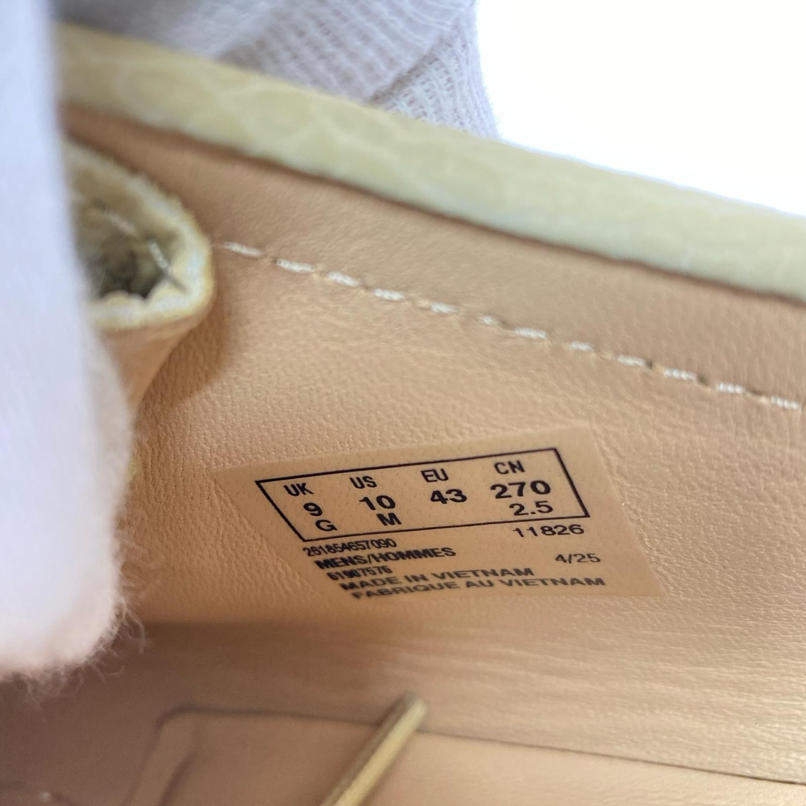 ブーツ ×Clarks 24SS Patent Leather Wallabee ベージュ