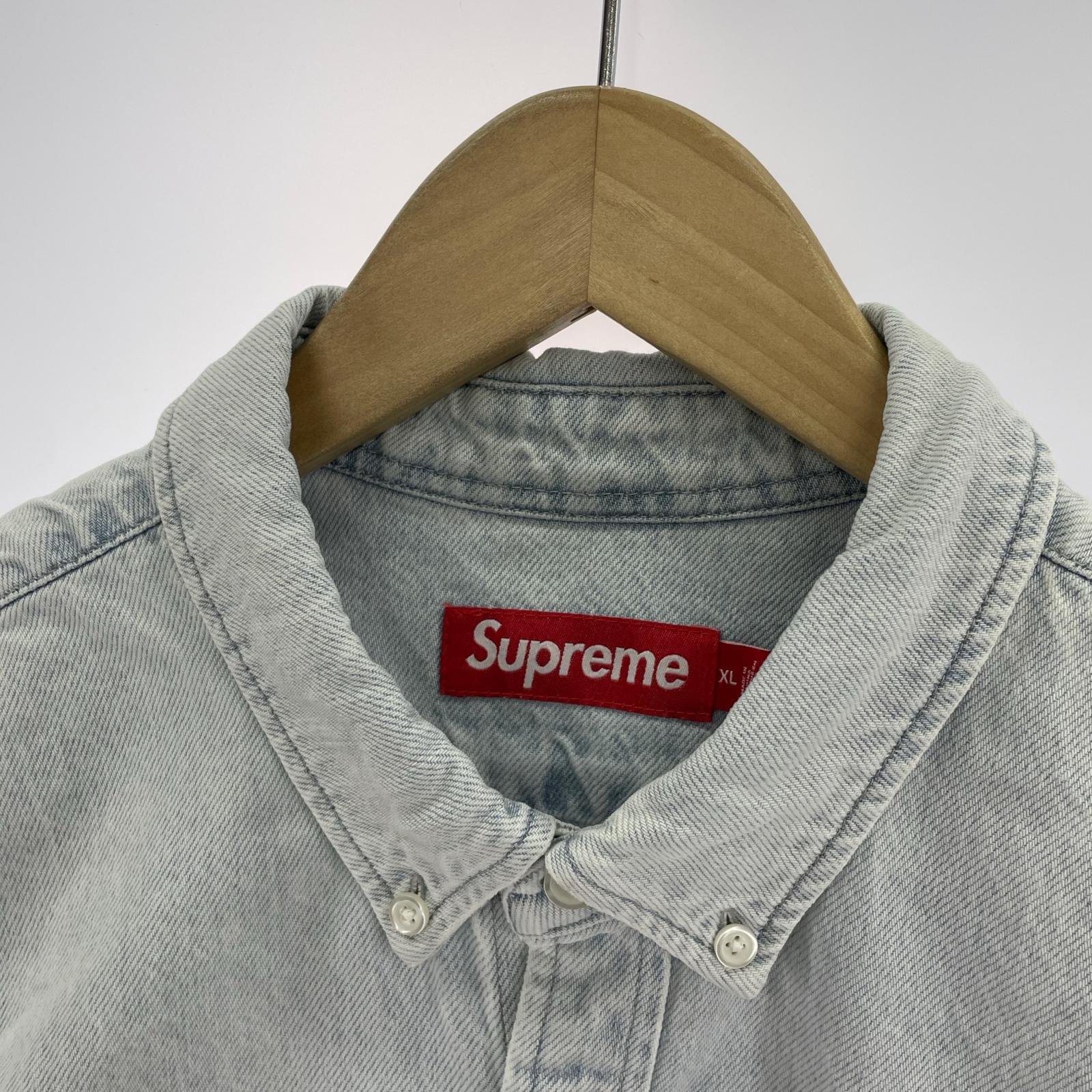 長袖シャツ 25AW Small Box Denim Shirt XL ブルー