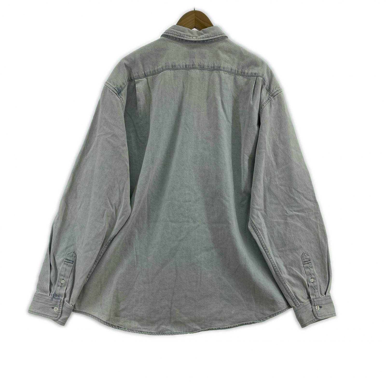 長袖シャツ 25AW Small Box Denim Shirt XL ブルー