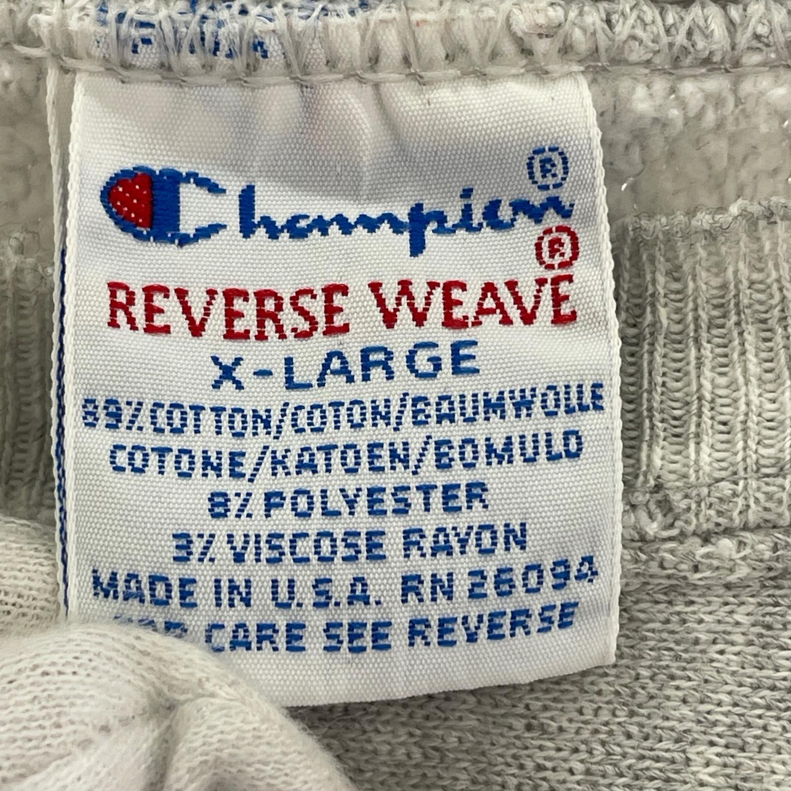 スウェット 90’S REVERSE WEAVEトレーナー グレー