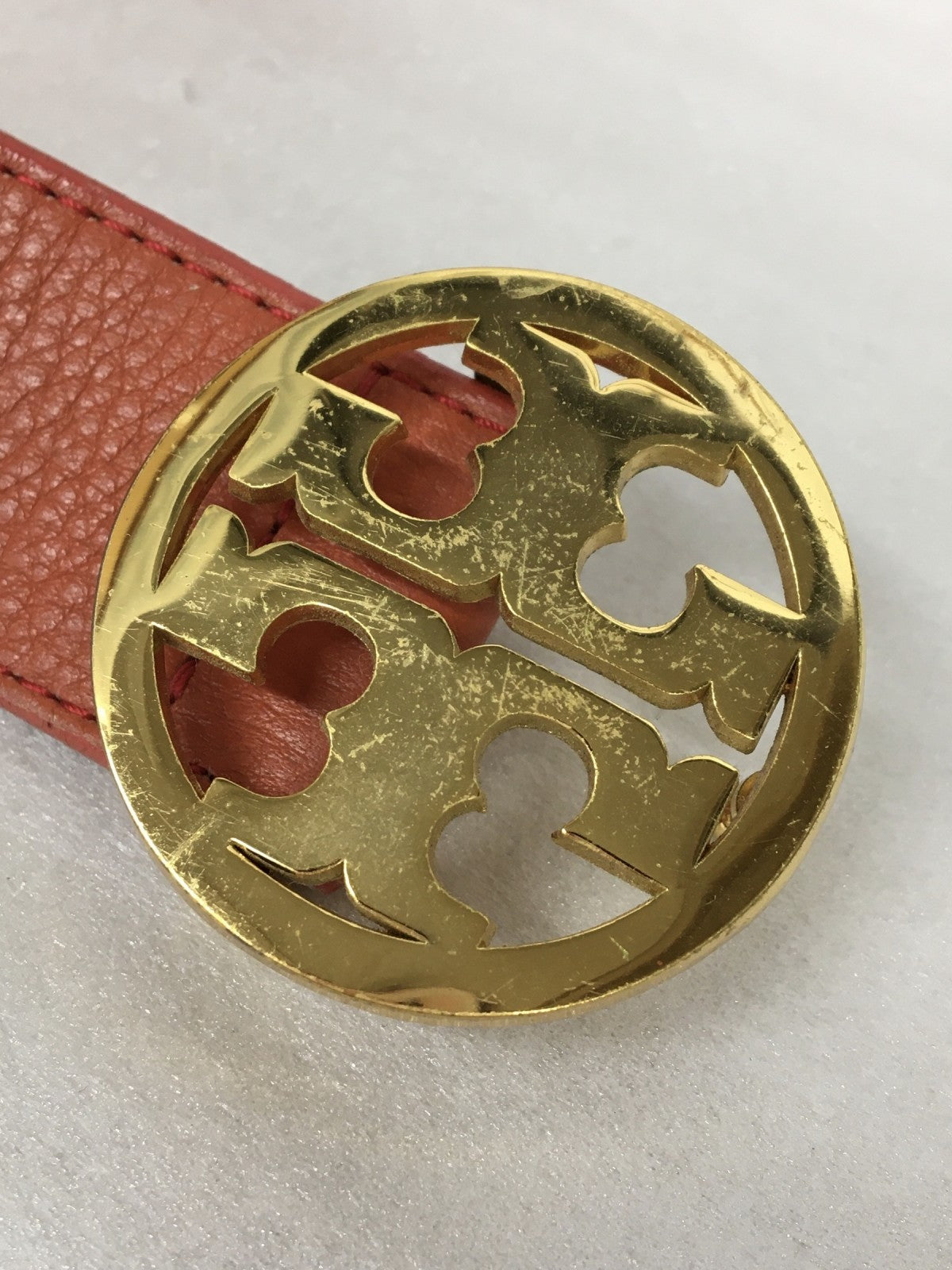 Tory Burch レザーベルト 茶