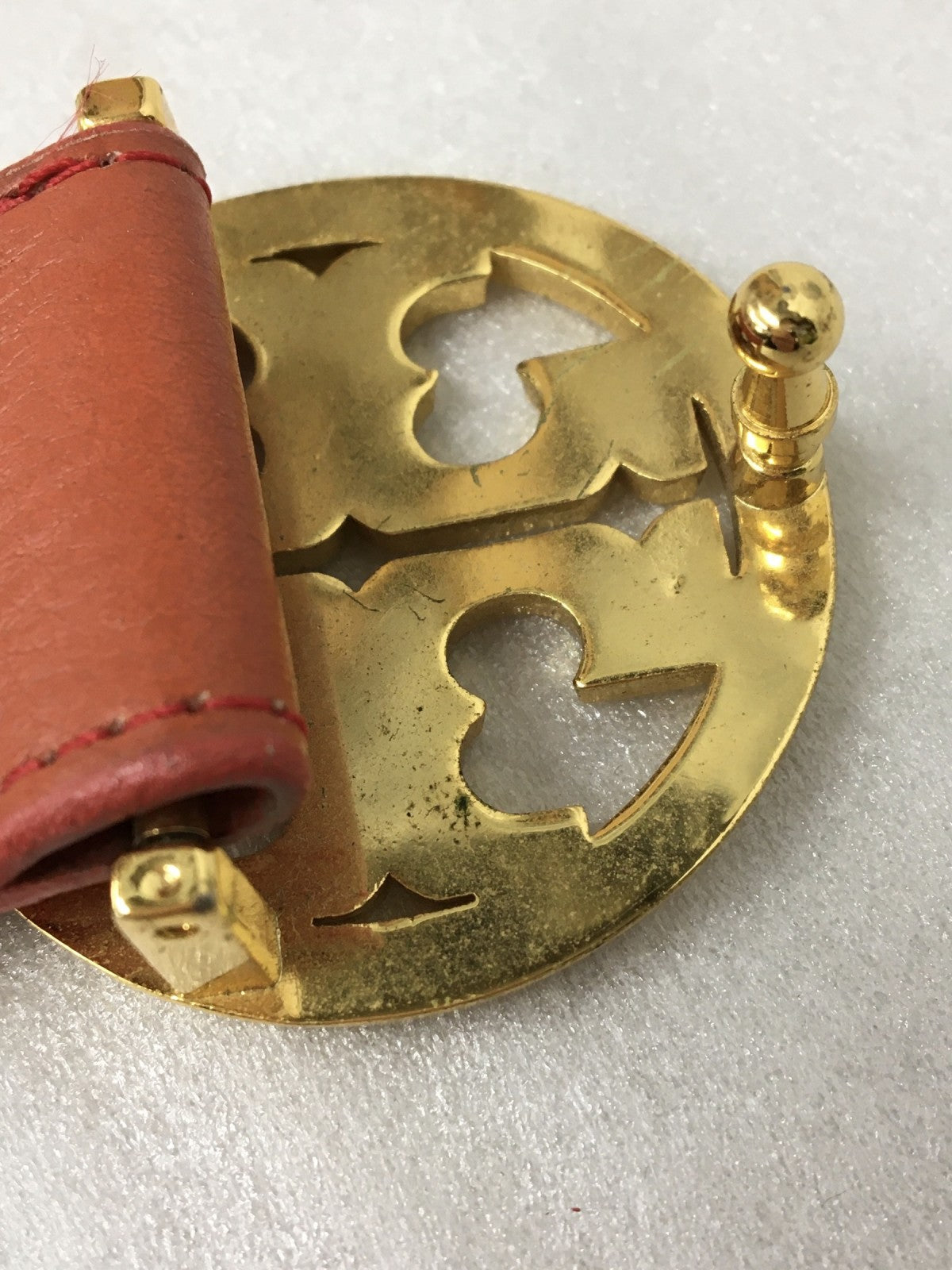 Tory Burch レザーベルト 茶