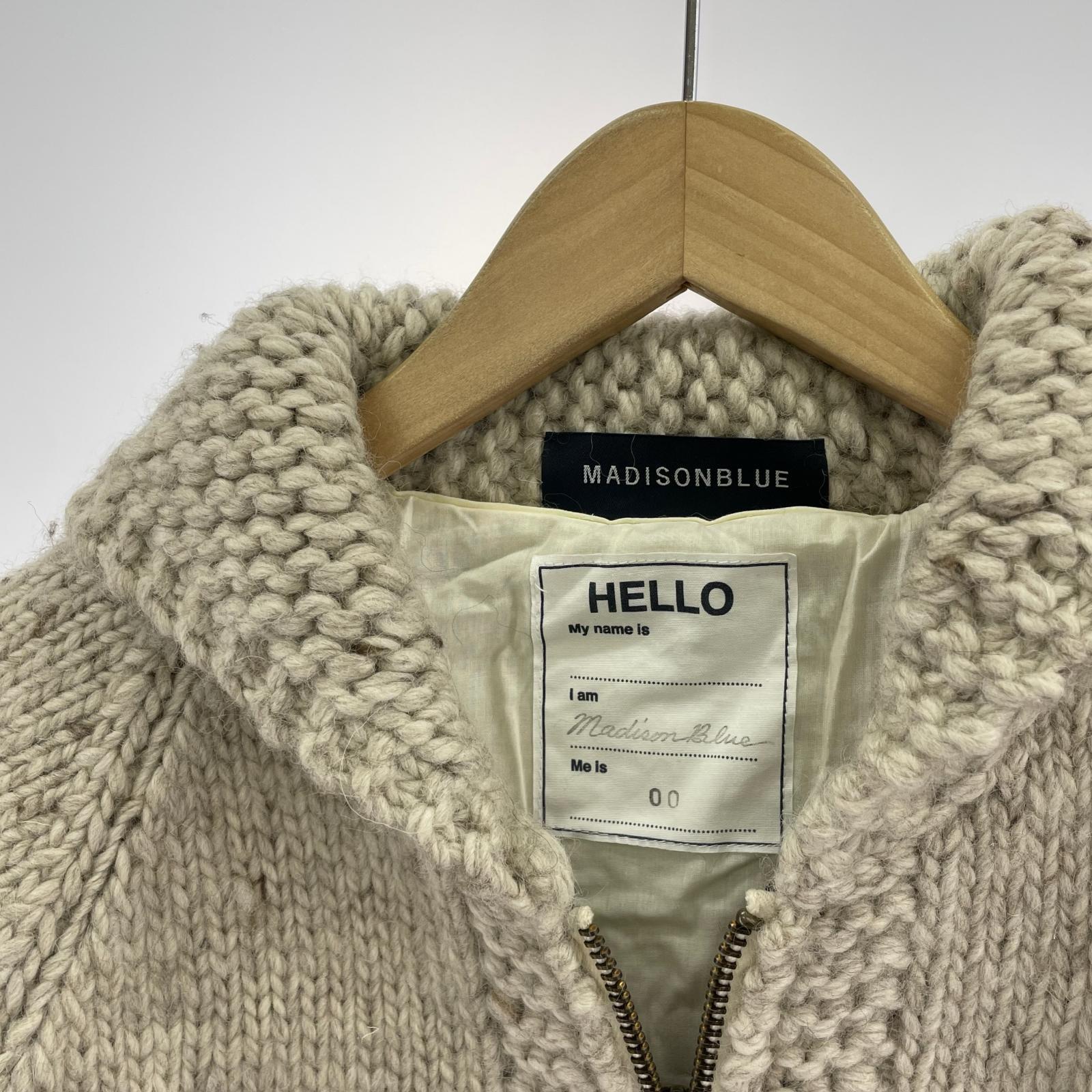 ジャケット HAND KNITTED HELLO COWICHAN ブラウン