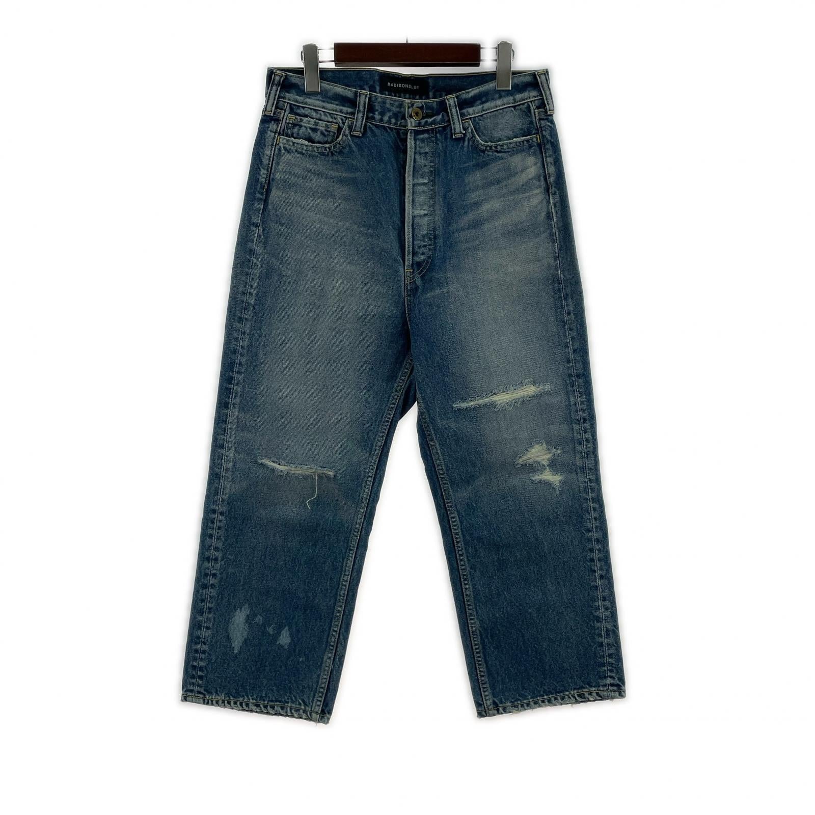 デニムパンツ CRASHED SAROUEL PT DENIM S S
