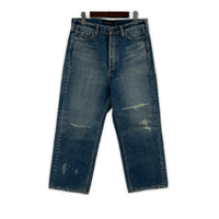 デニムパンツ CRASHED SAROUEL PT DENIM S S