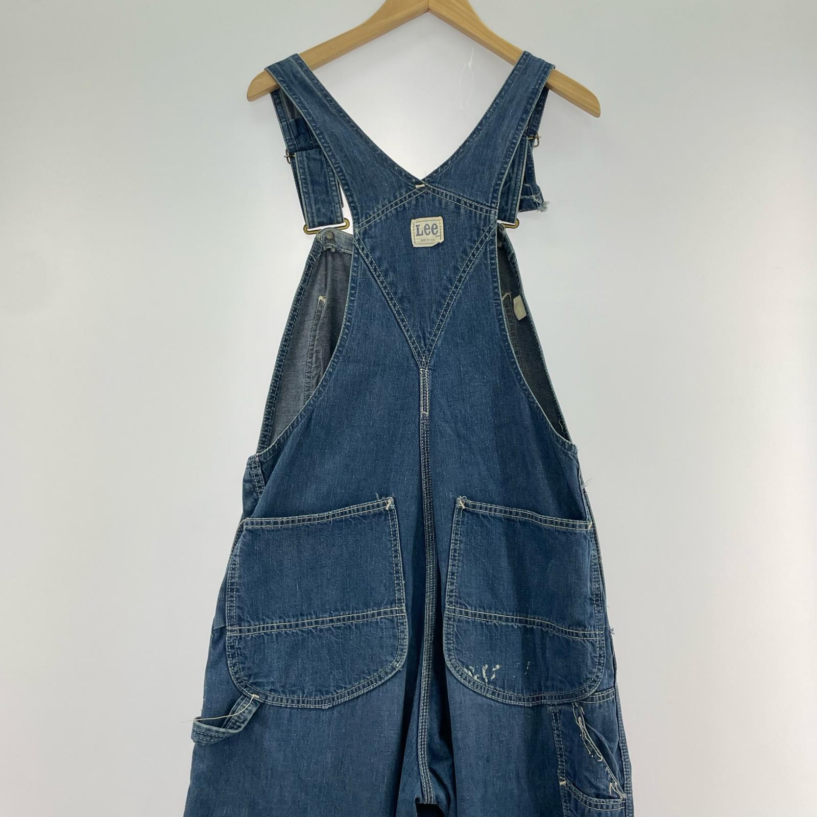 オーバーオール 70s デニムオーバーオール ネイビー