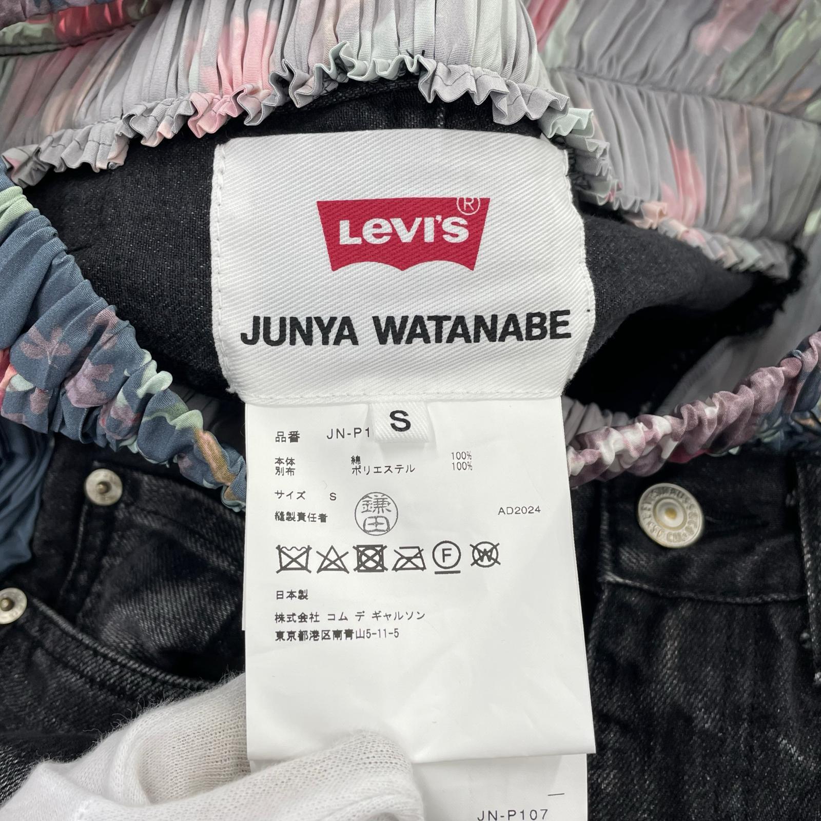 デニムパンツ × Levis 24AW フラワープリント ドッキングデニム S S マルチカラー