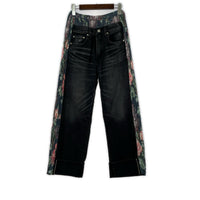 デニムパンツ × Levis 24AW フラワープリント ドッキングデニム S S マルチカラー