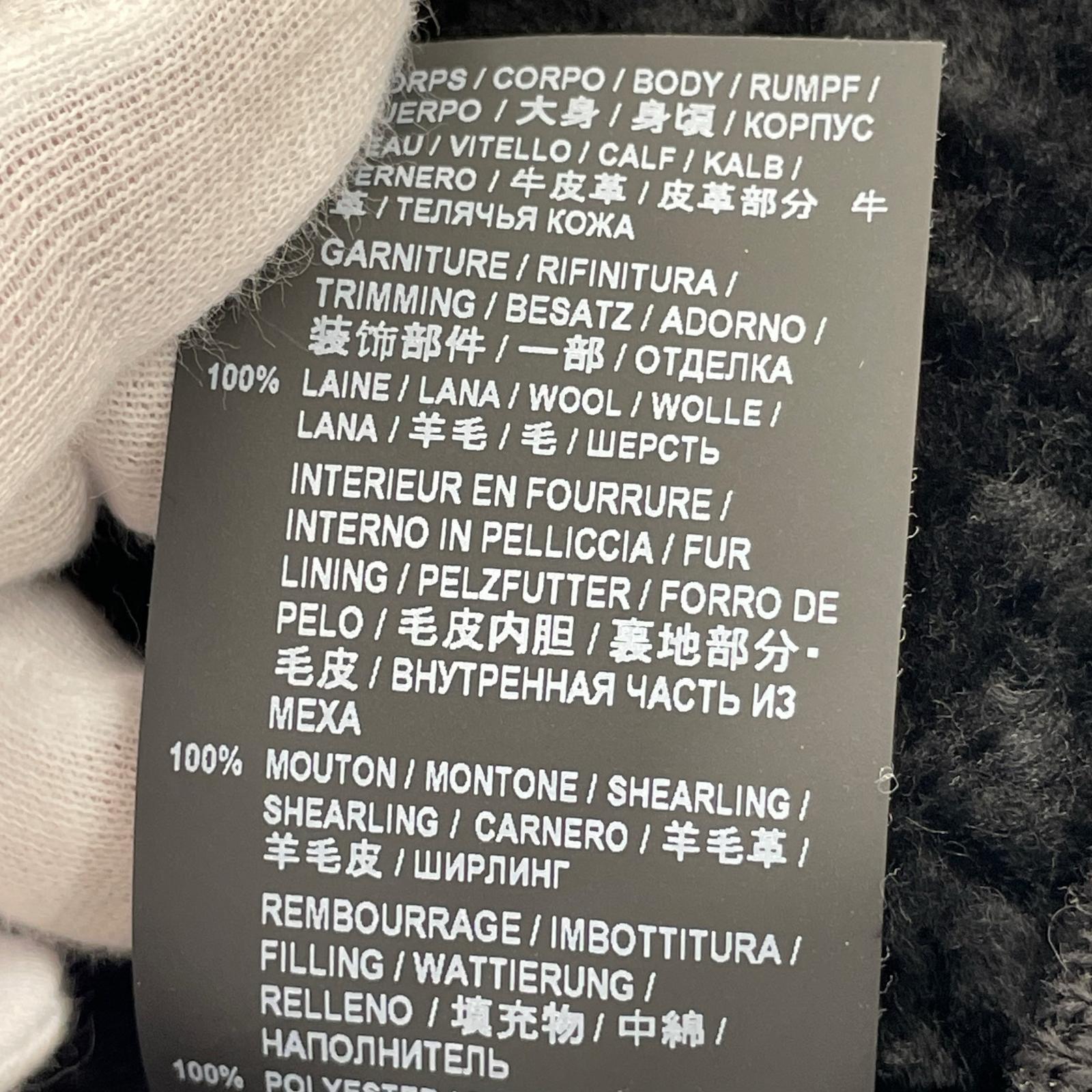 SAINT LAURENT PARIS レザージャケット ブラック 44