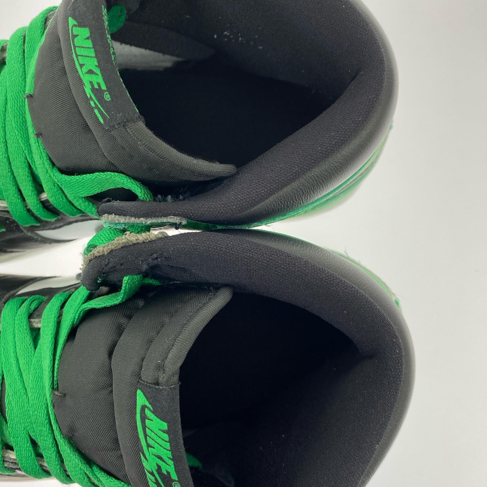 スニーカー AJ1 黒緑 27cm (US9 UK8 1/2 EU44)