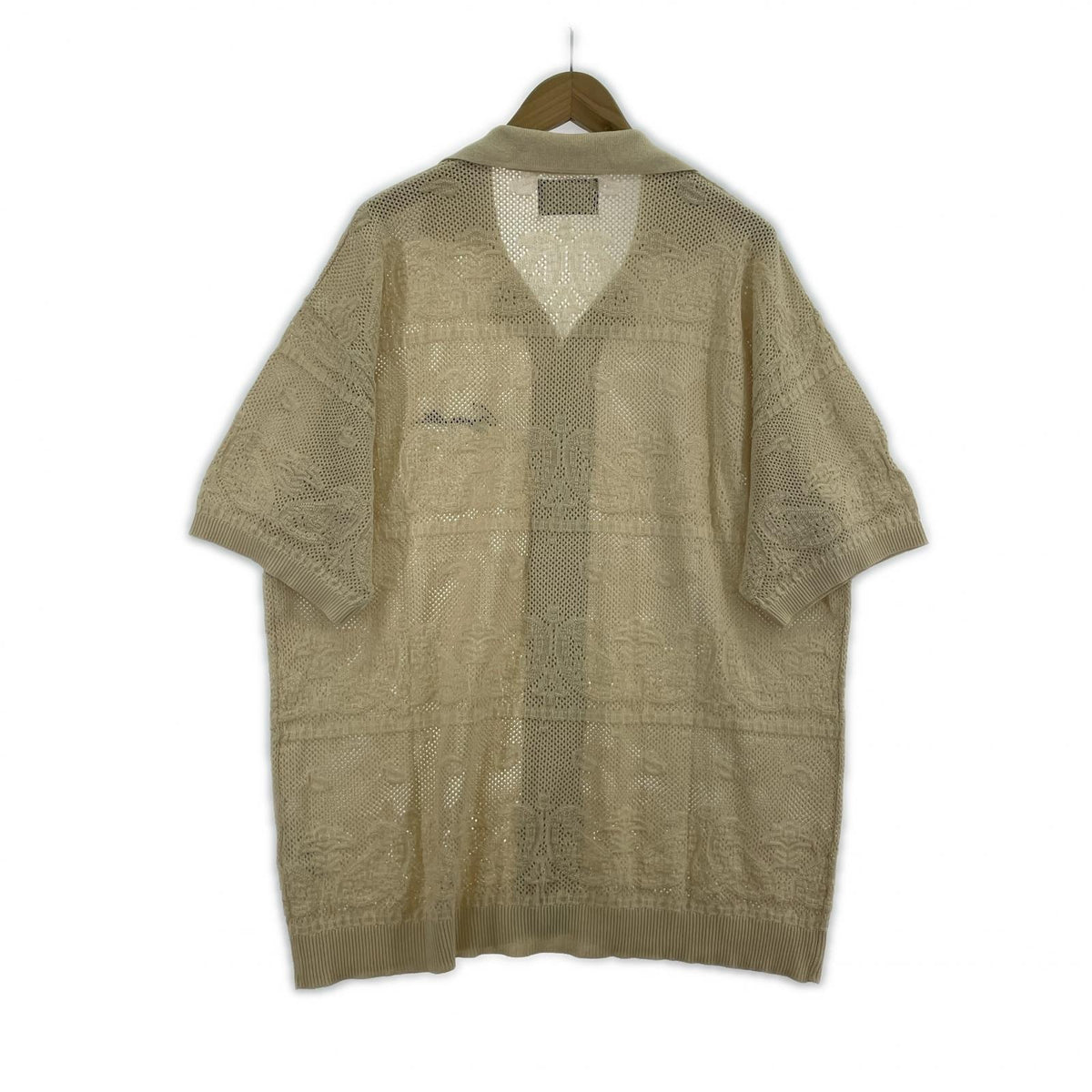 半袖シャツ JQ KNIT SHIRTS L ベージュ