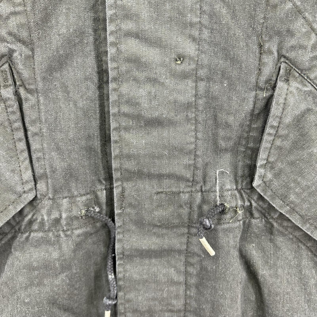 ジャケット 80s US.ARMY FISH TAIL MILITARY PARKA (M) M ブラック