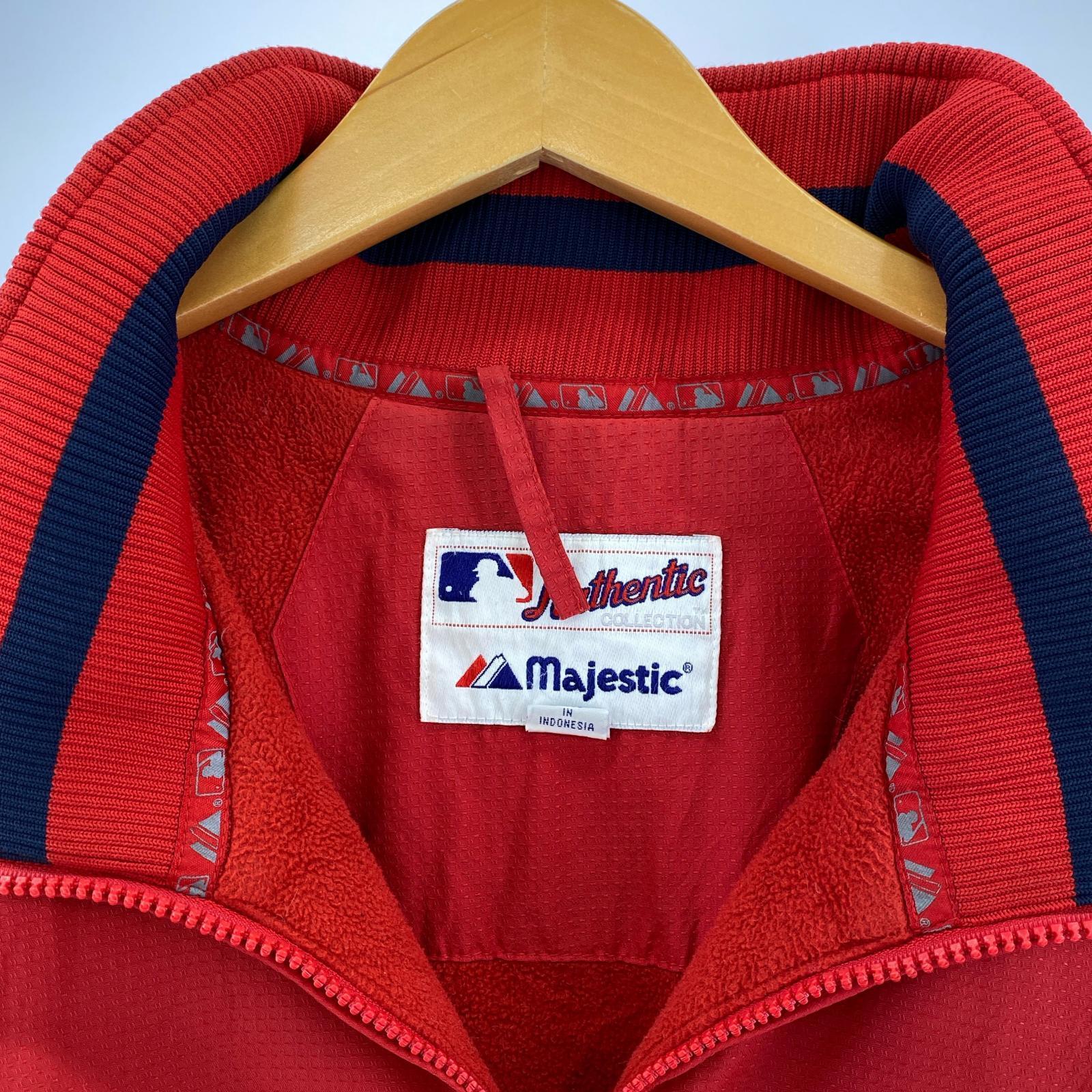 ダウンジャケット MAJESTIC REDSOX (XXL) RED レッド