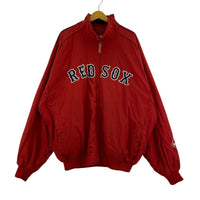 ダウンジャケット MAJESTIC REDSOX (XXL) RED レッド