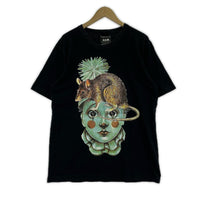 半袖Tシャツ プリントTee BLK L ブラック