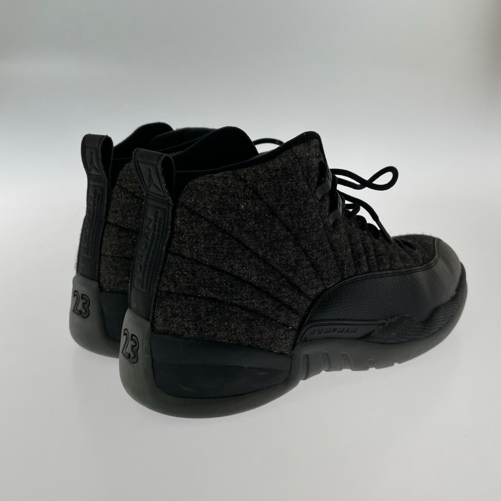 スニーカー AIR JORDAN 12 RETRO WOOL (28cm) 28cm (US10 UK9 1/2 EU46) ブラック