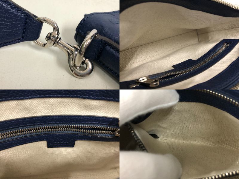 GUCCI ジャンボGG メッセンジャーバッグ BLUE