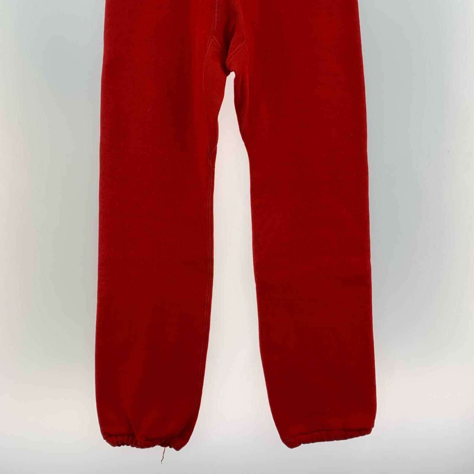 パンツ 80s RW NYACプリントスウェットパンツ (S) 赤 S レッド