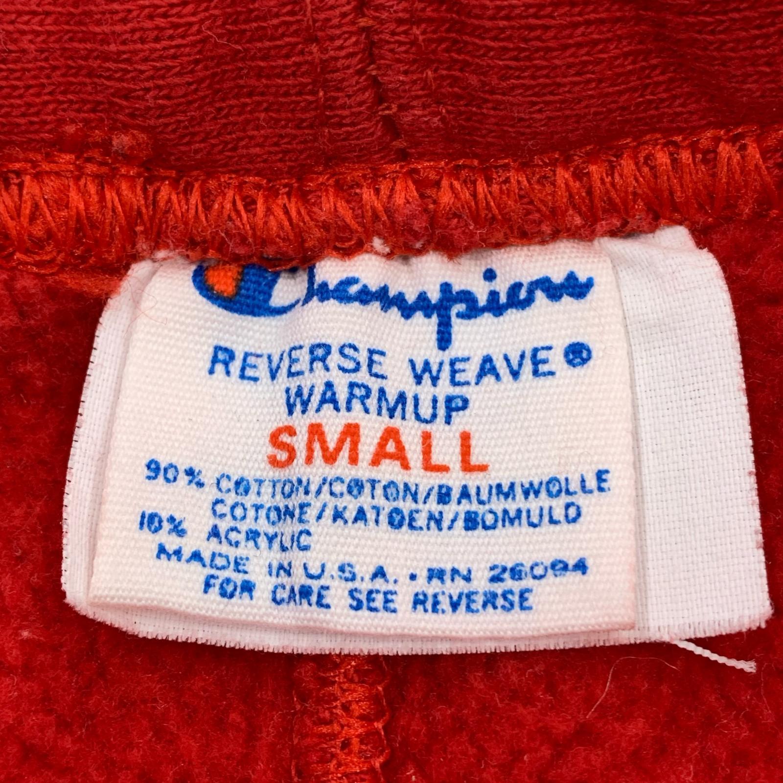 パンツ 80s RW NYACプリントスウェットパンツ (S) 赤 S レッド