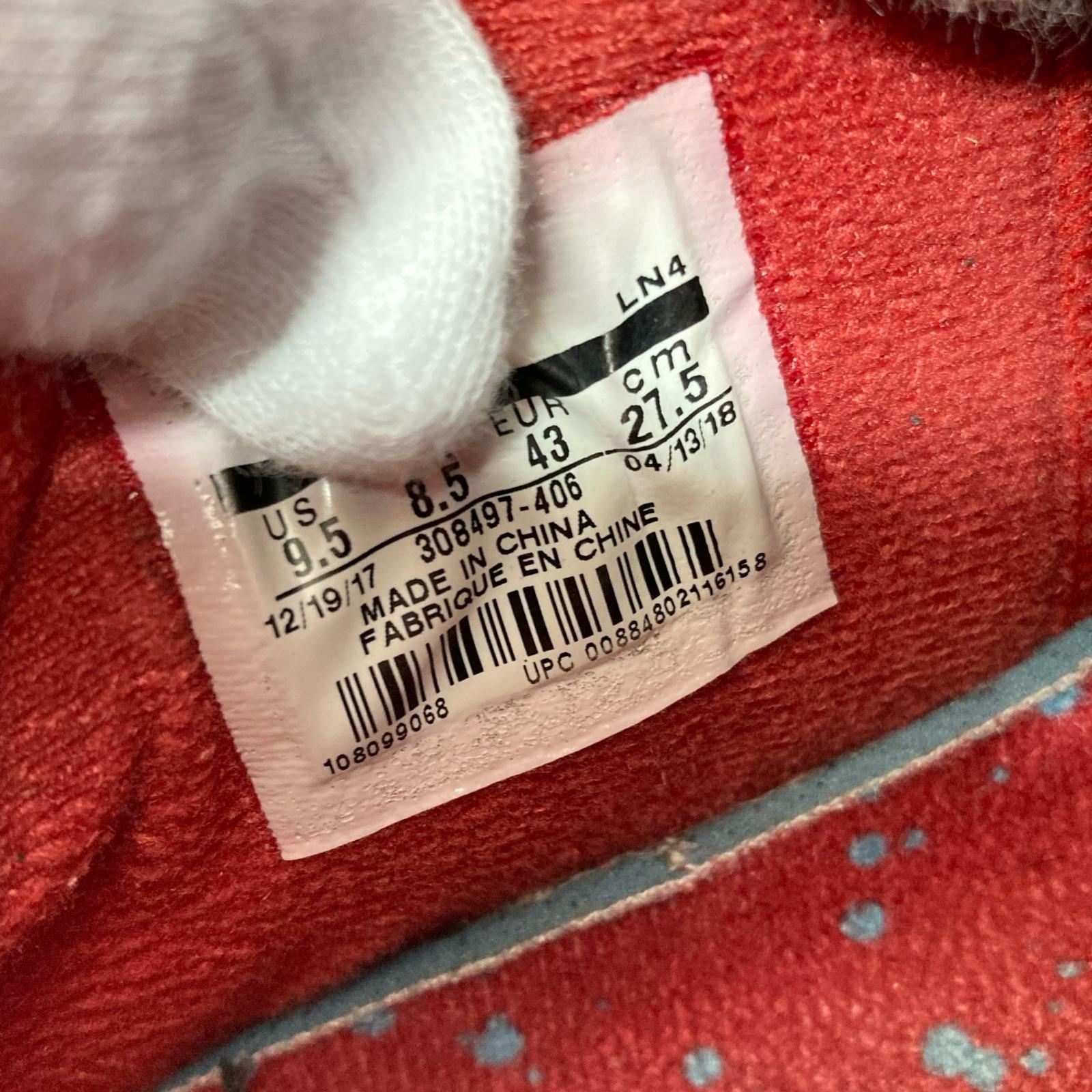 スニーカー AIR JORDAN 4 RETRO TRAVIS SCOTT/ブルー 27.5cm (US9 1/2 UK9 EU45) ブルー
