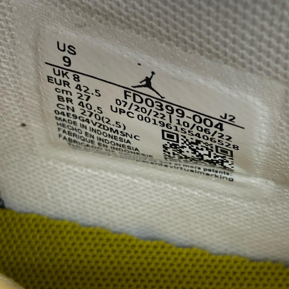 スニーカー KOREA SNKRS Day AIR JORDAN 1 LOW 27.0cm 27cm (US9 UK8 1/2 EU44) グレー