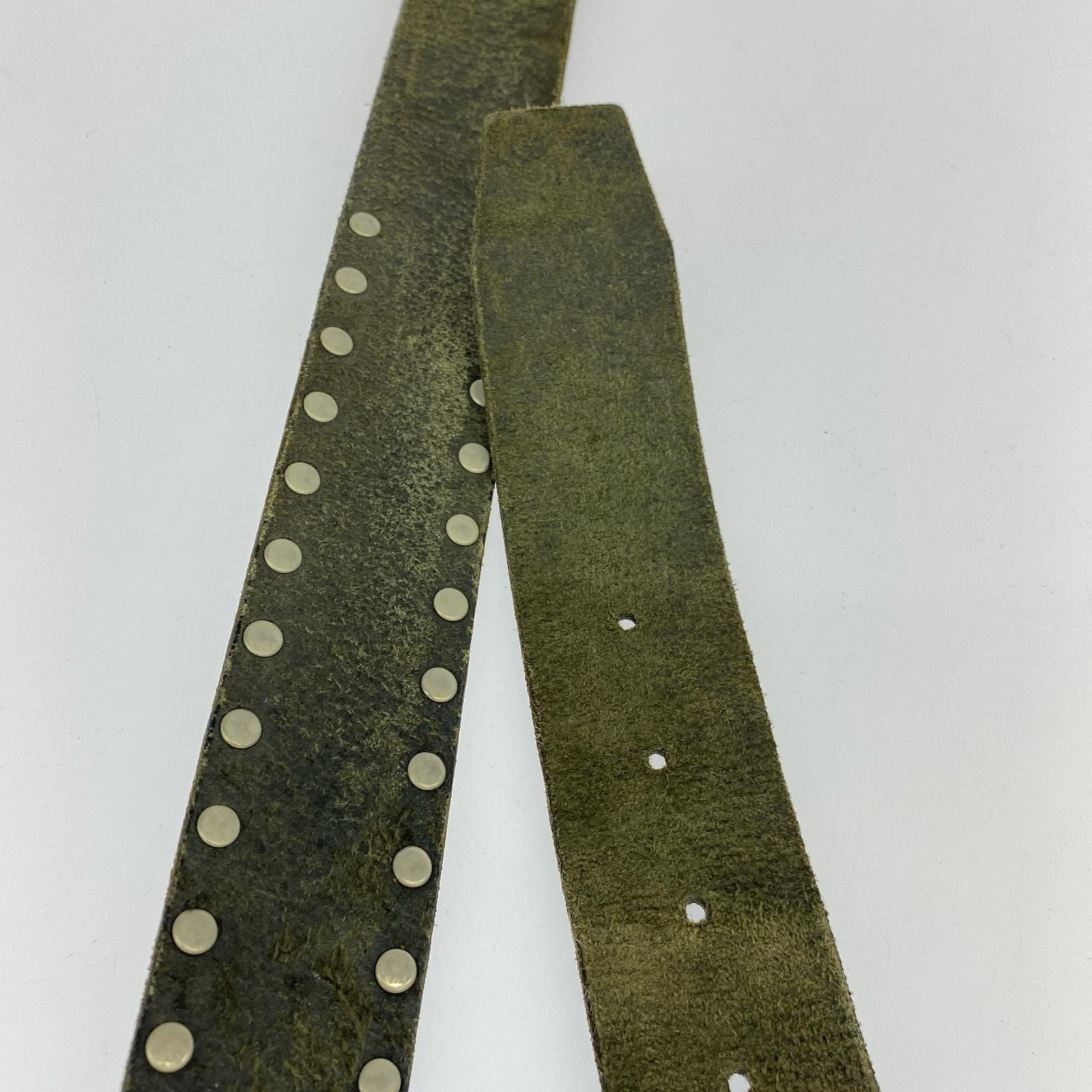 その他アクセサリー ストーン スタッズ レザーベルト M 黒 ブラック