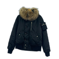 ミリタリージャケット PORTER neworder期 ファー N-2B M PMB2-BL17-51 M ブラック