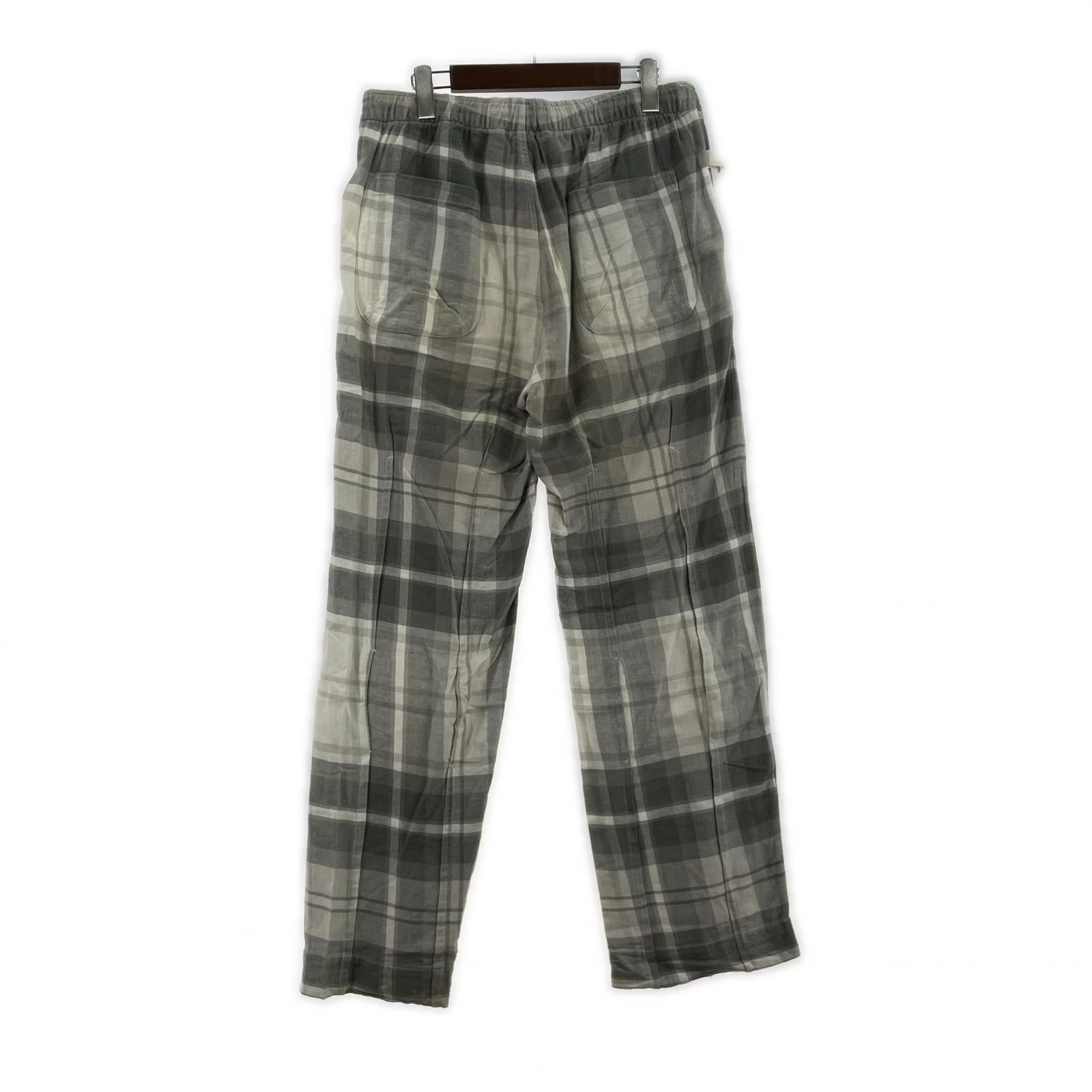 その他ボトムス Check pants UW1040 (2) 2 グレー