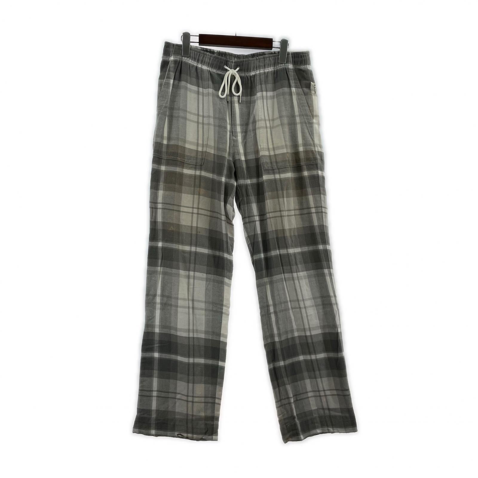 その他ボトムス Check pants UW1040 (2) 2 グレー