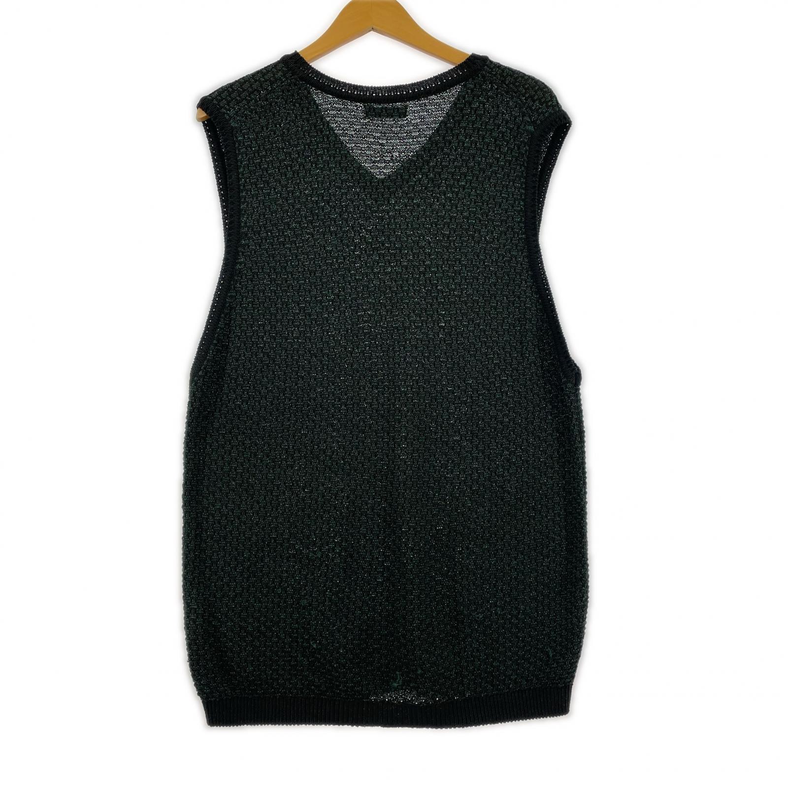 その他トップス 総柄 ニット 緑茶 (M) M