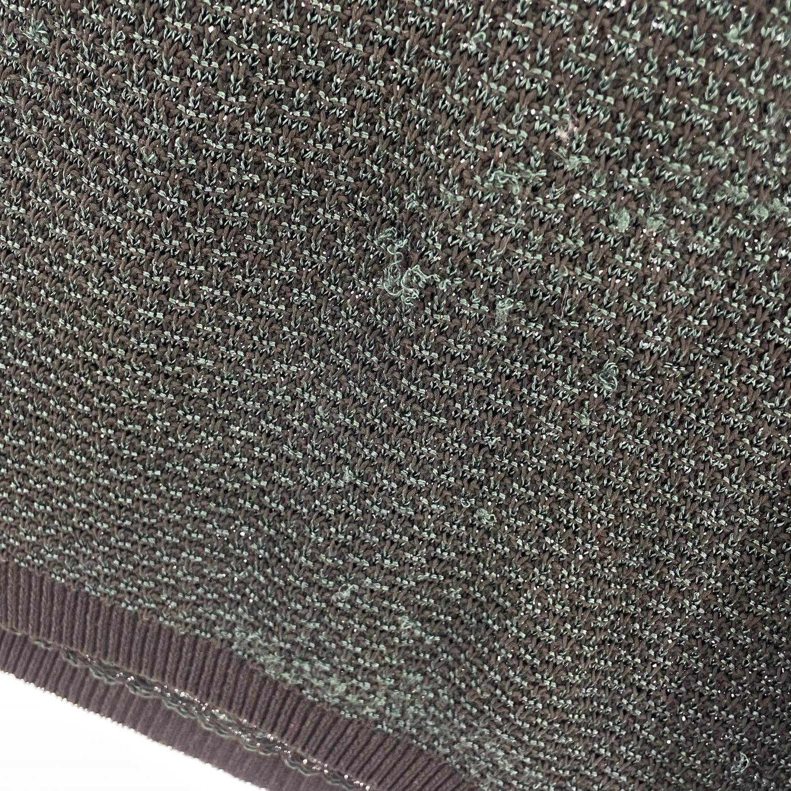 その他トップス 総柄 ニット 緑茶 (M) M