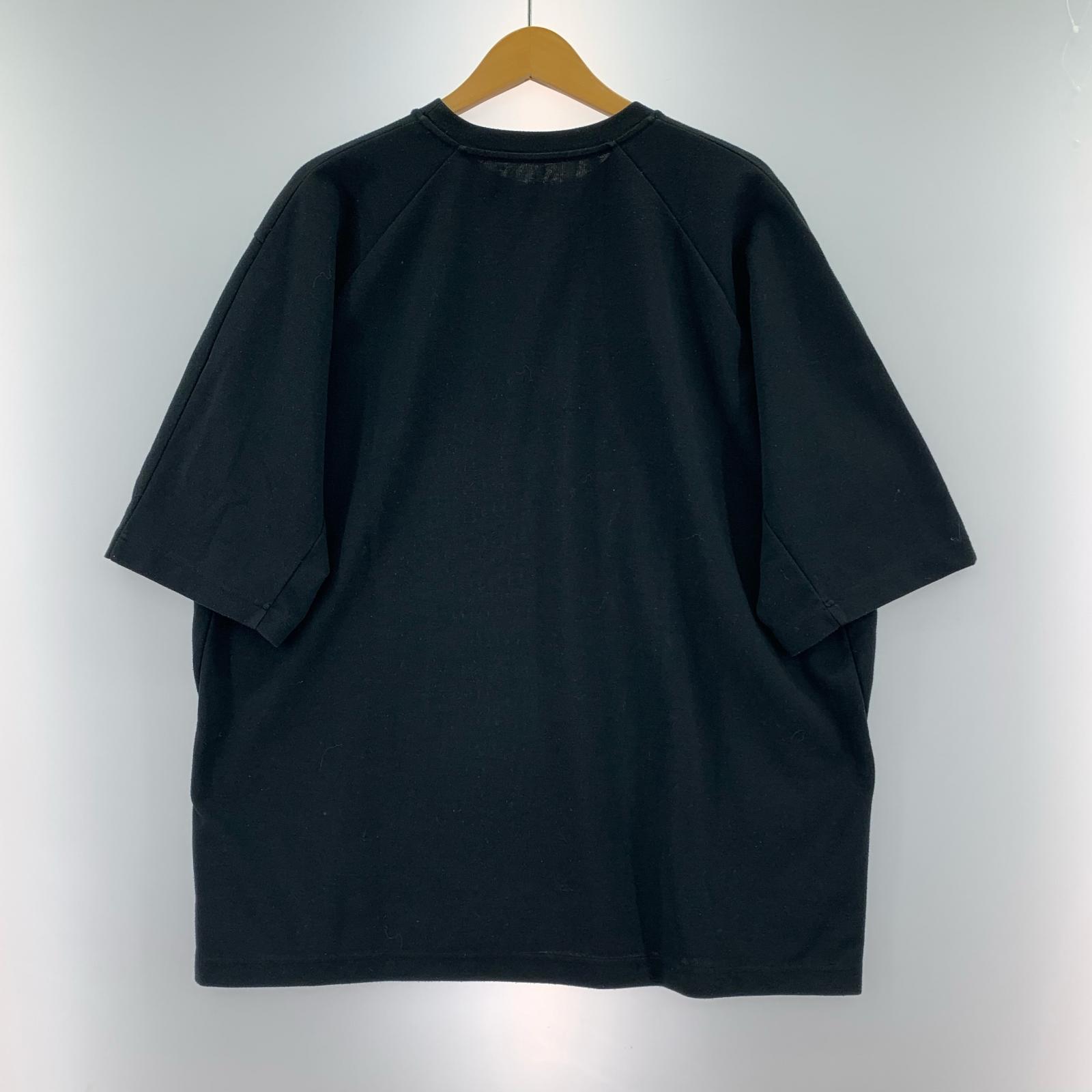 半袖Tシャツ is-ness オーバーサイズTシャツ 黒 (L) L ブラック