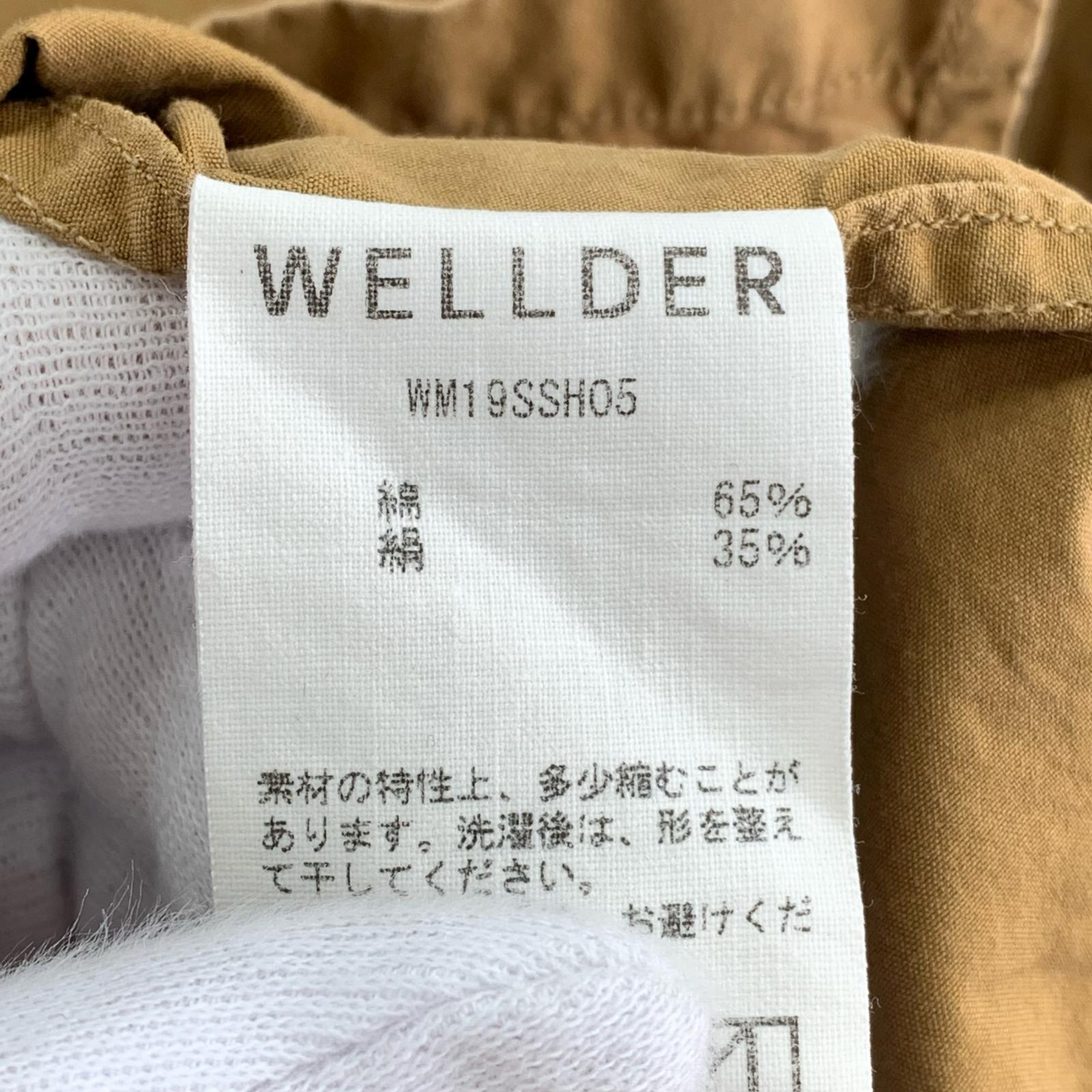 長袖シャツ WELLDER シャツジャケット ブラウン 5 ブラウン