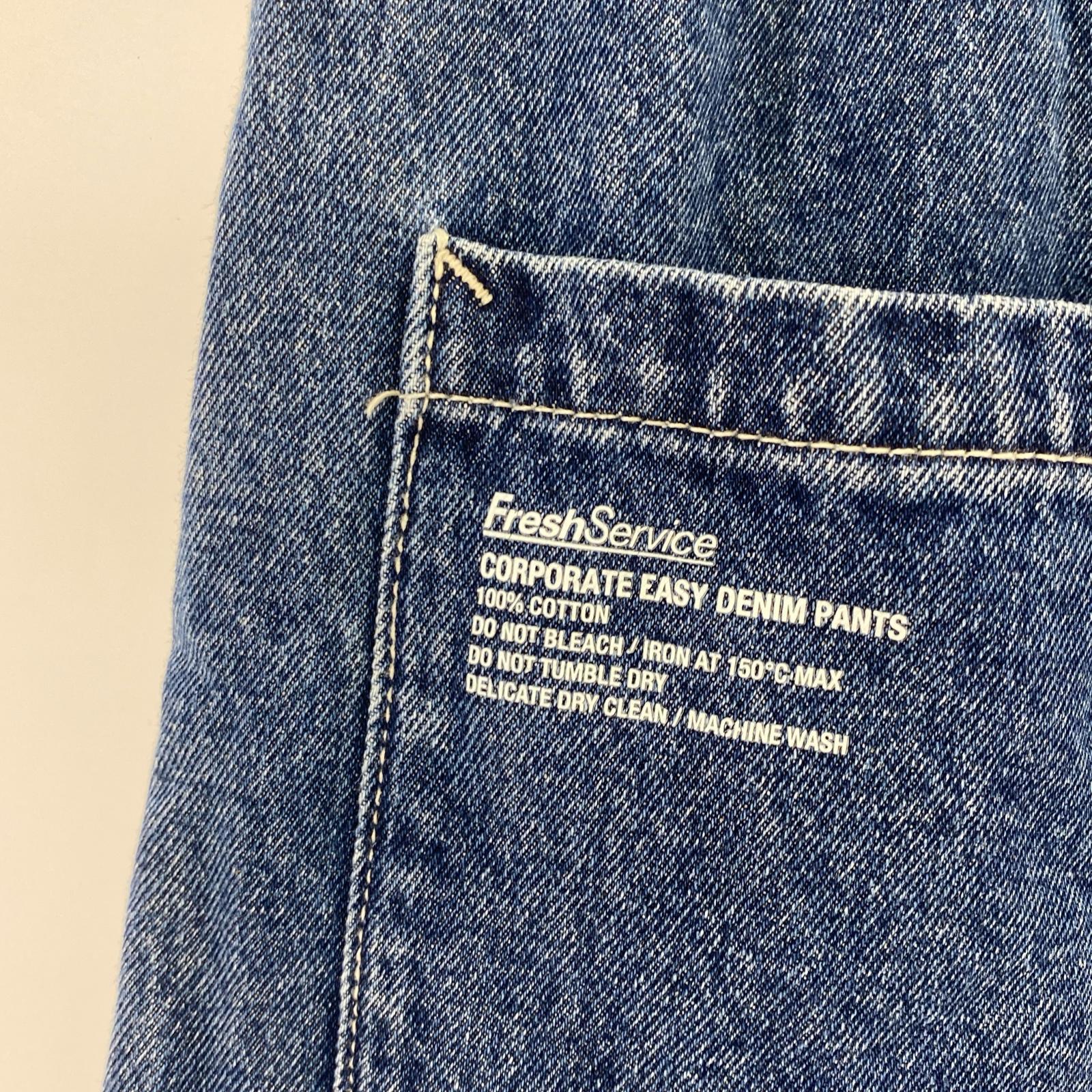 デニムパンツ FreshService CORPORATE EASY DENIM PANTS FSW-23PT 124 (F) ブルー