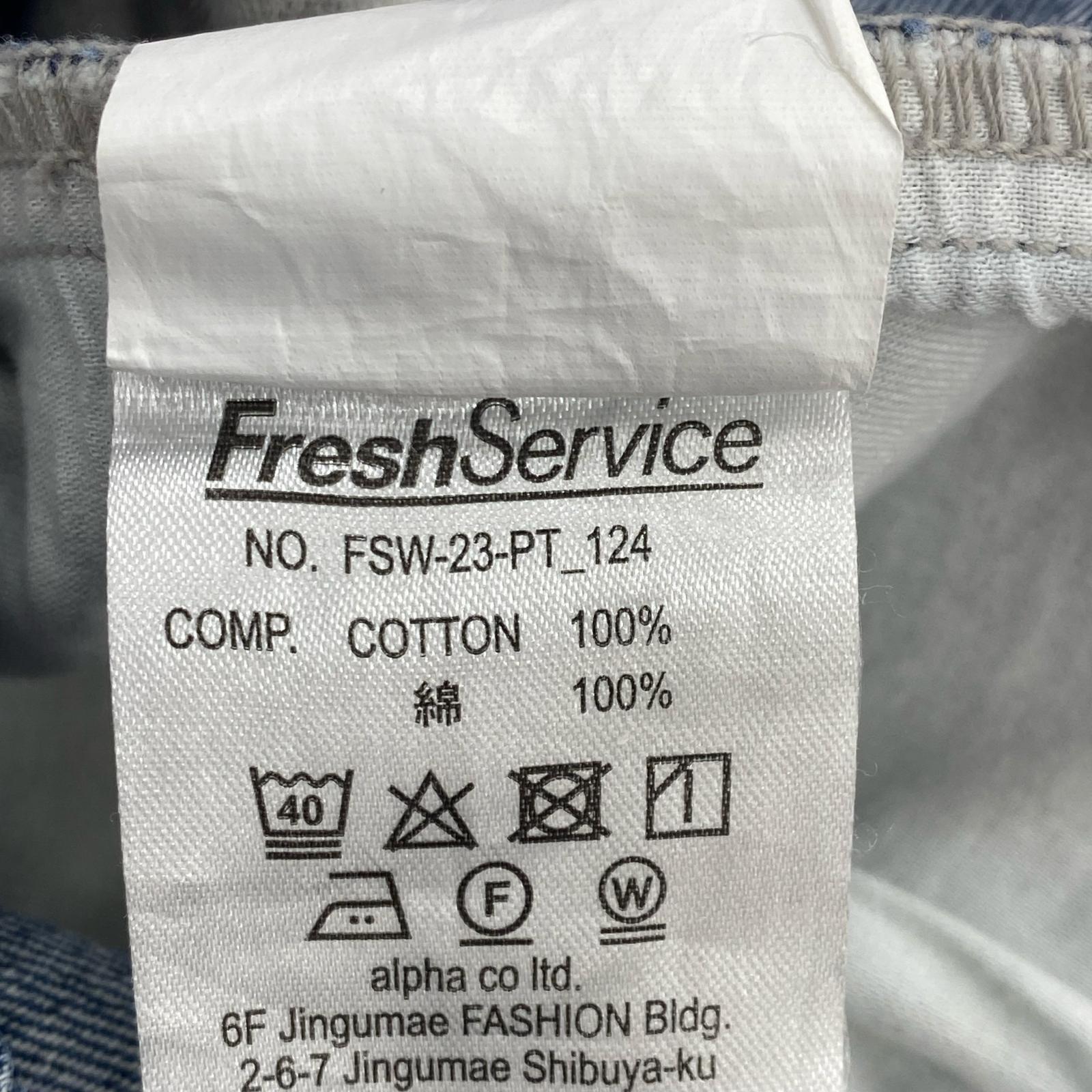 デニムパンツ FreshService CORPORATE EASY DENIM PANTS FSW-23PT 124 (F) ブルー