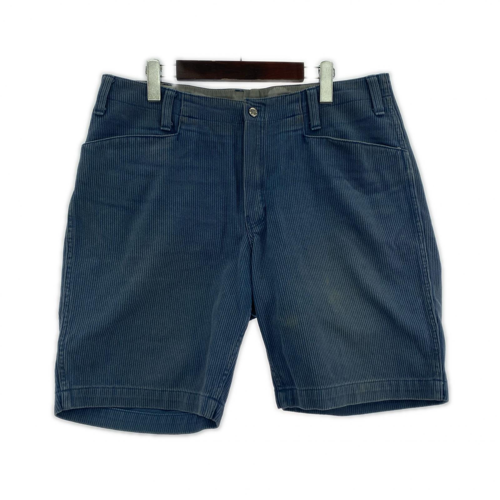 その他ボトムス TENDERLOIN コーデュロイハーフパンツ (M) M ブルー