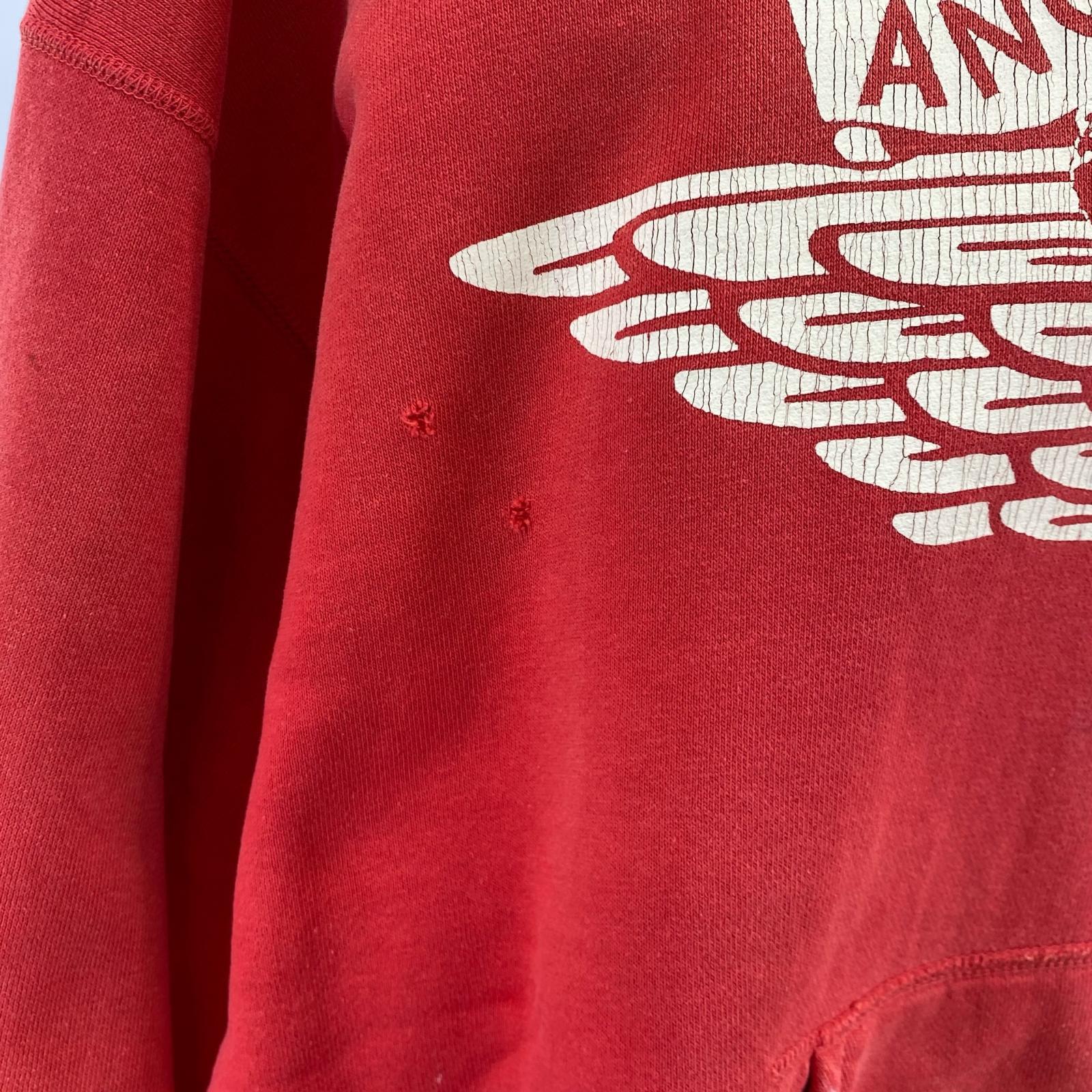 パーカー SAINT MICHAEL 22SS ANGEL HOODIE SM-S22-0000-042 赤 (XL) レッド