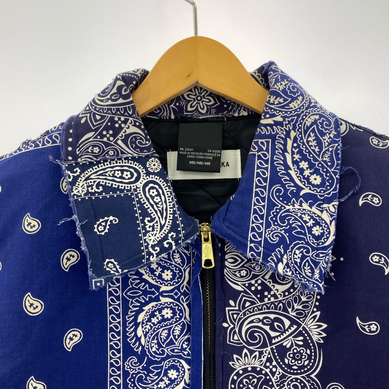 その他アウター MIYAGIHIDETAKA Rafu MYG011 BANDANA JACKET 04T-01501914 (M) M ブルー