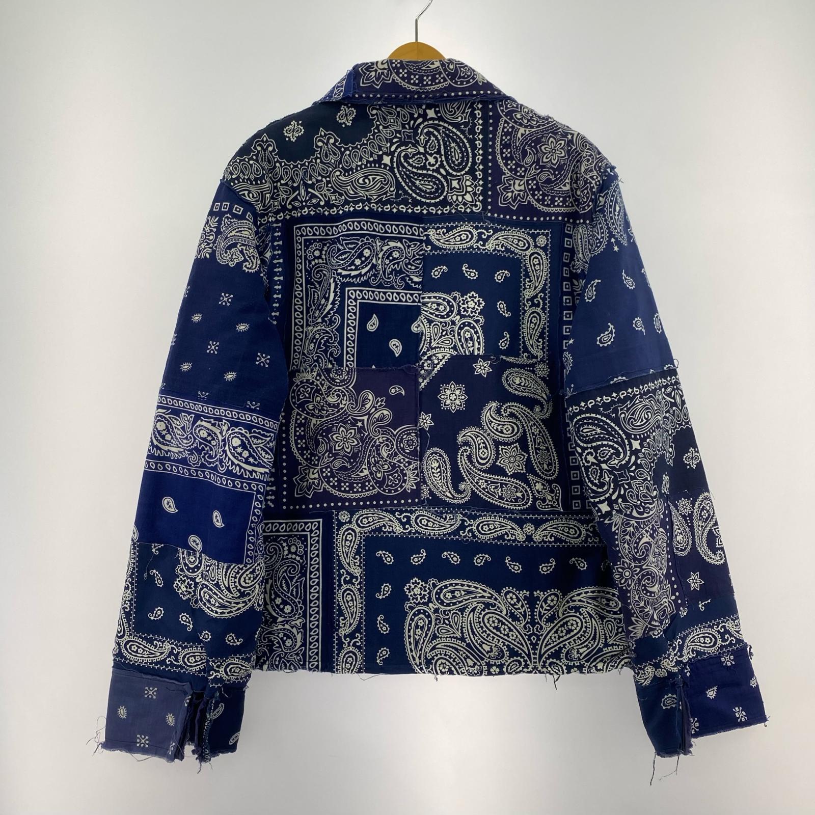 その他アウター MIYAGIHIDETAKA Rafu MYG011 BANDANA JACKET 04T-01501914 (M) M ブルー